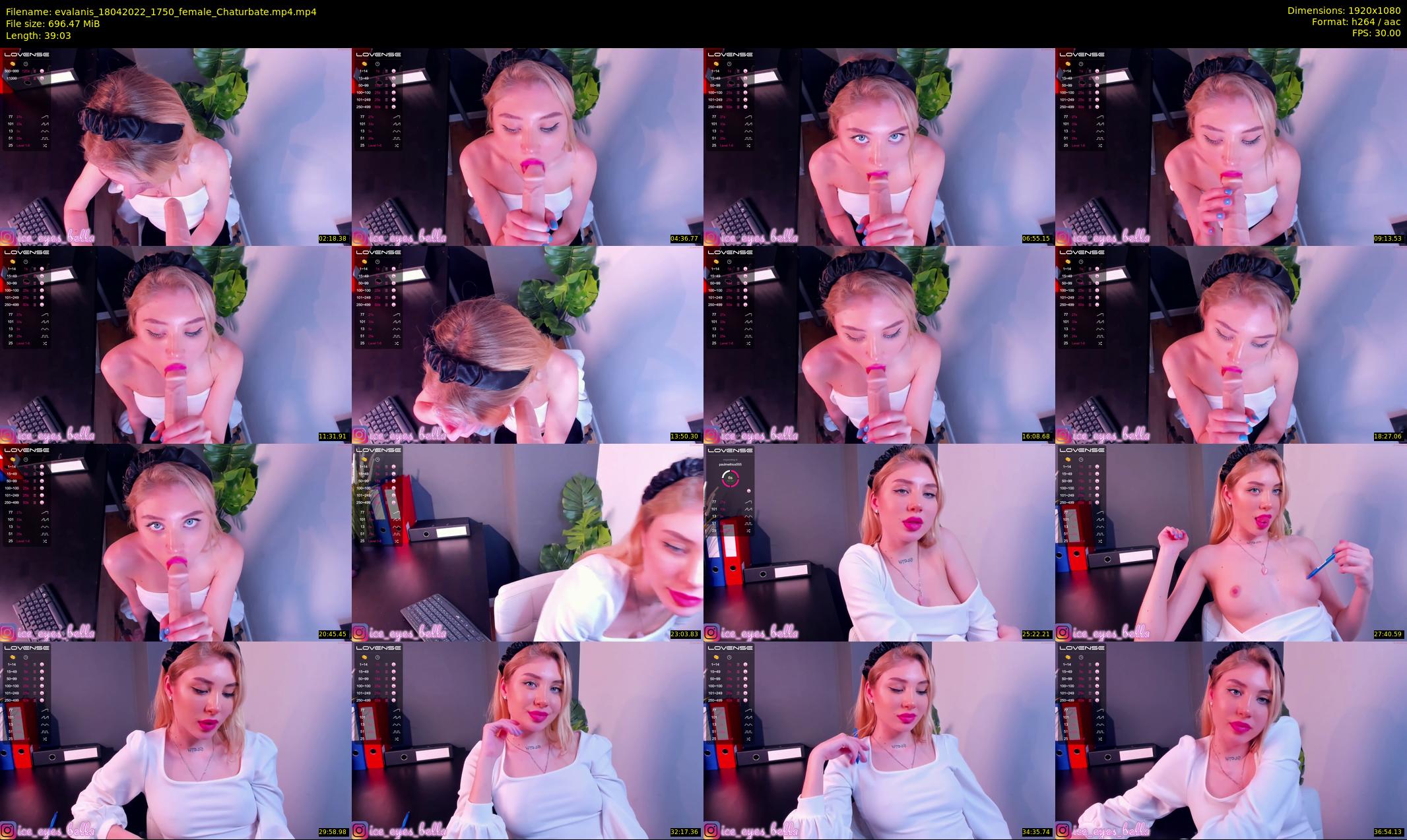 evalanis — 40 minute Chaturbate couple cam show recording, 1080p, Apr 18, 2022