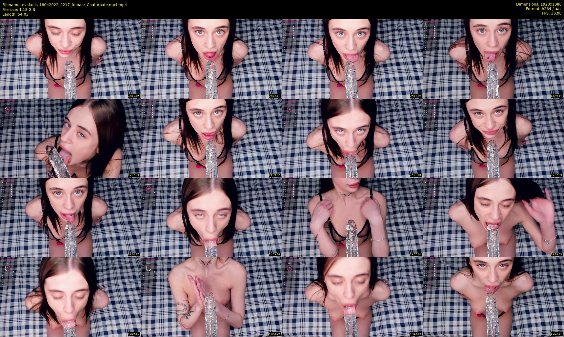 evalanis — 55 minute Chaturbate couple cam show recording, 1080p, Apr 18, 2022