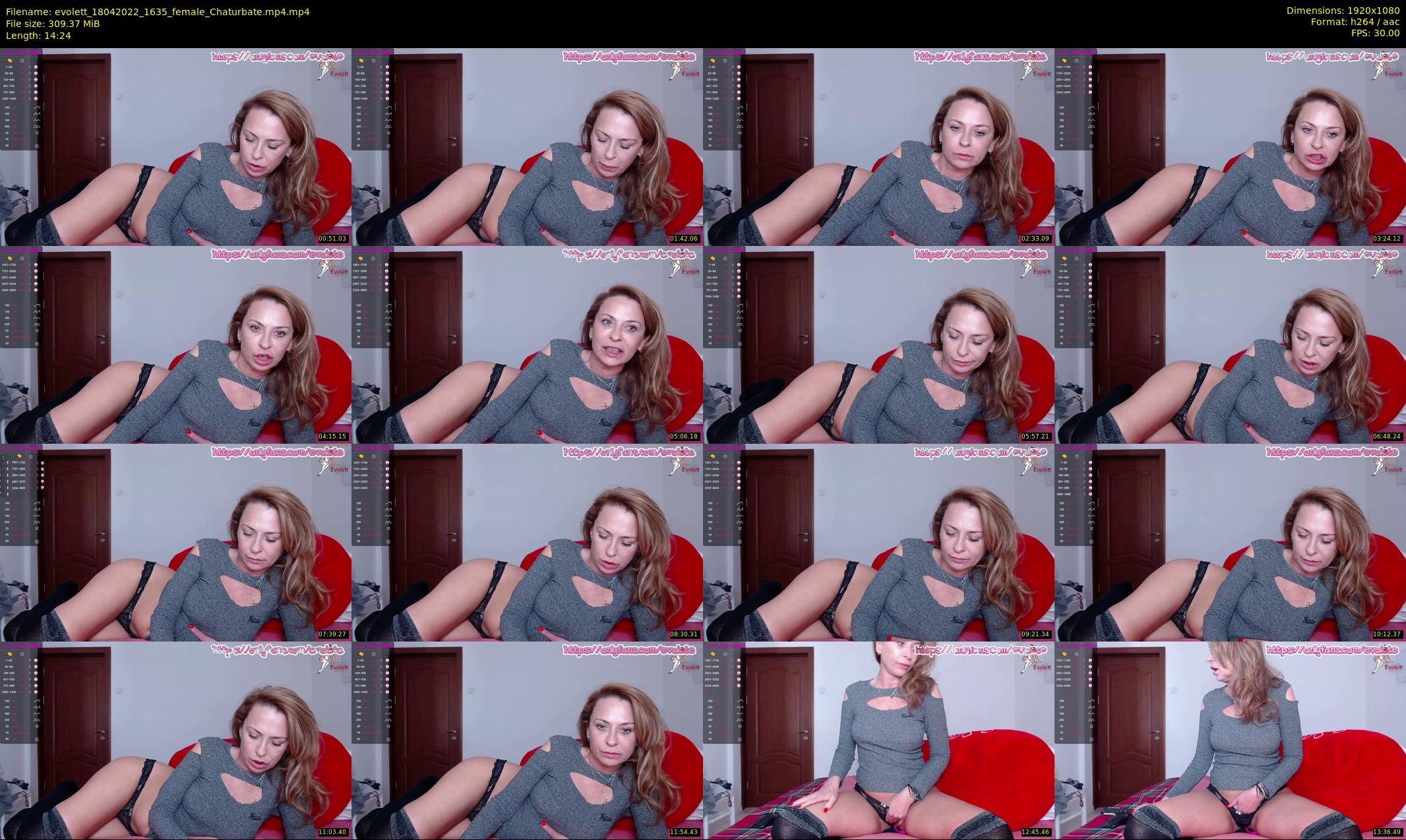 evolett — 15 minute Chaturbate female cam show recording, 1080p, Apr 18, 2022