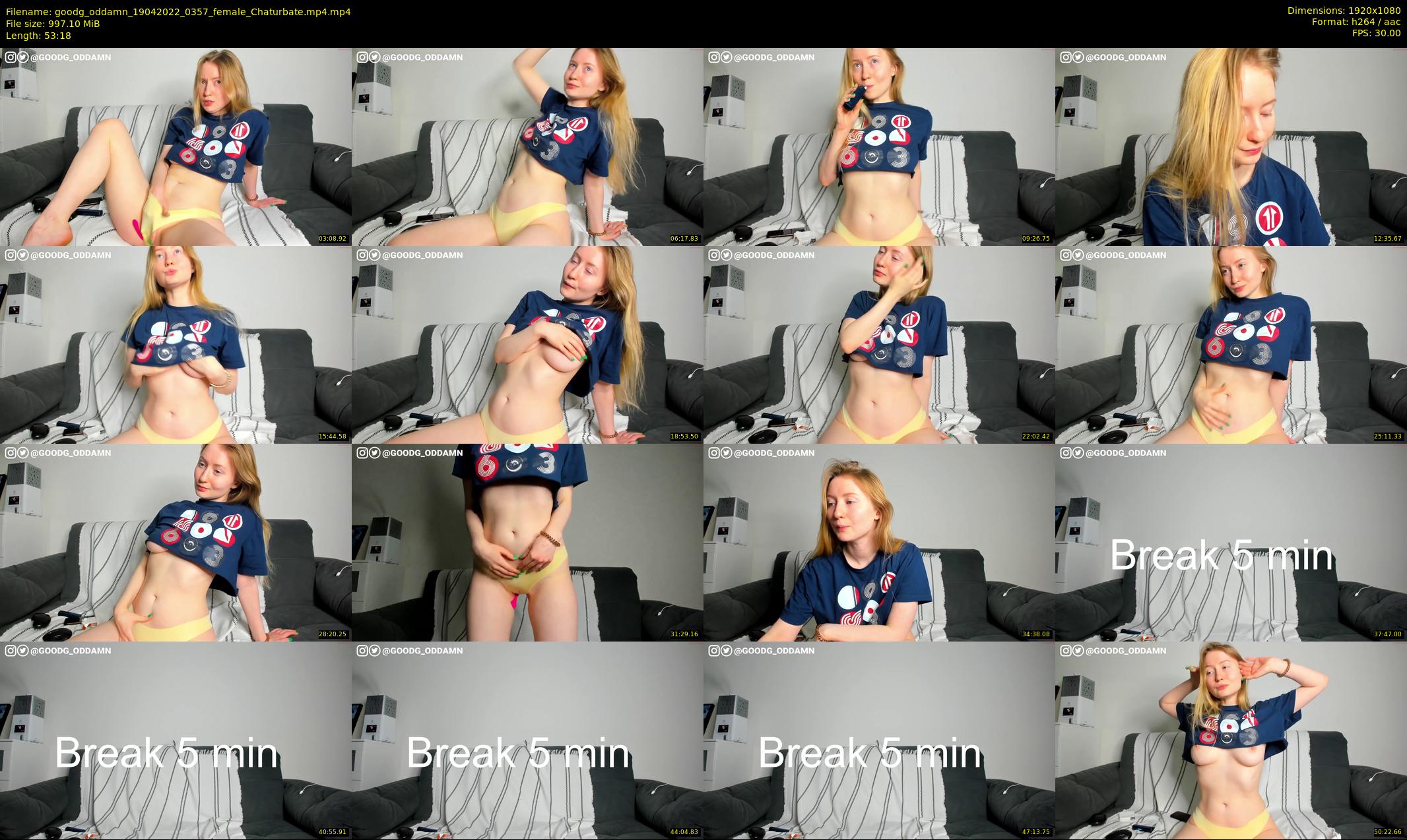 goodg_oddamn — 54 minute Chaturbate female cam show recording, 1080p, Apr 19, 2022