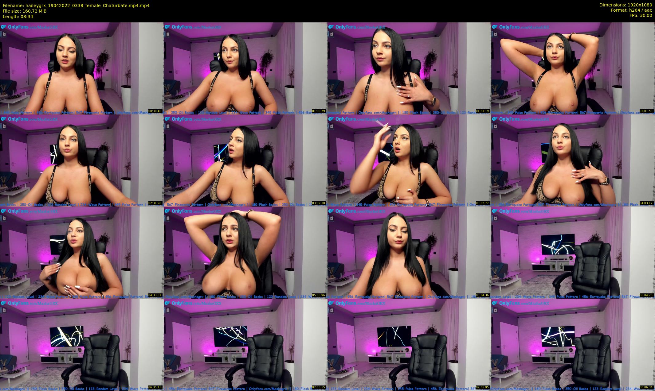 haileygrx — 9 minute Chaturbate female cam show recording, 1080p, Apr 19, 2022