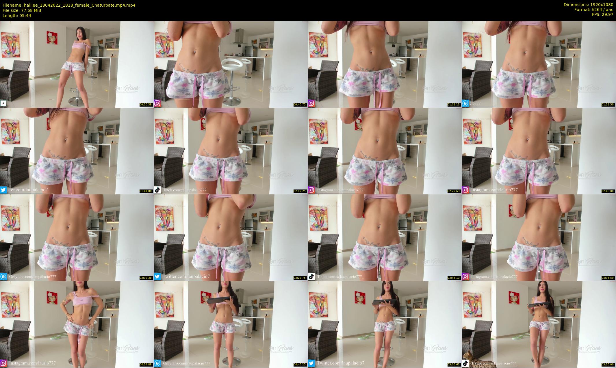 halliee — 6 minute Chaturbate couple cam show recording, 1080p, Apr 18, 2022