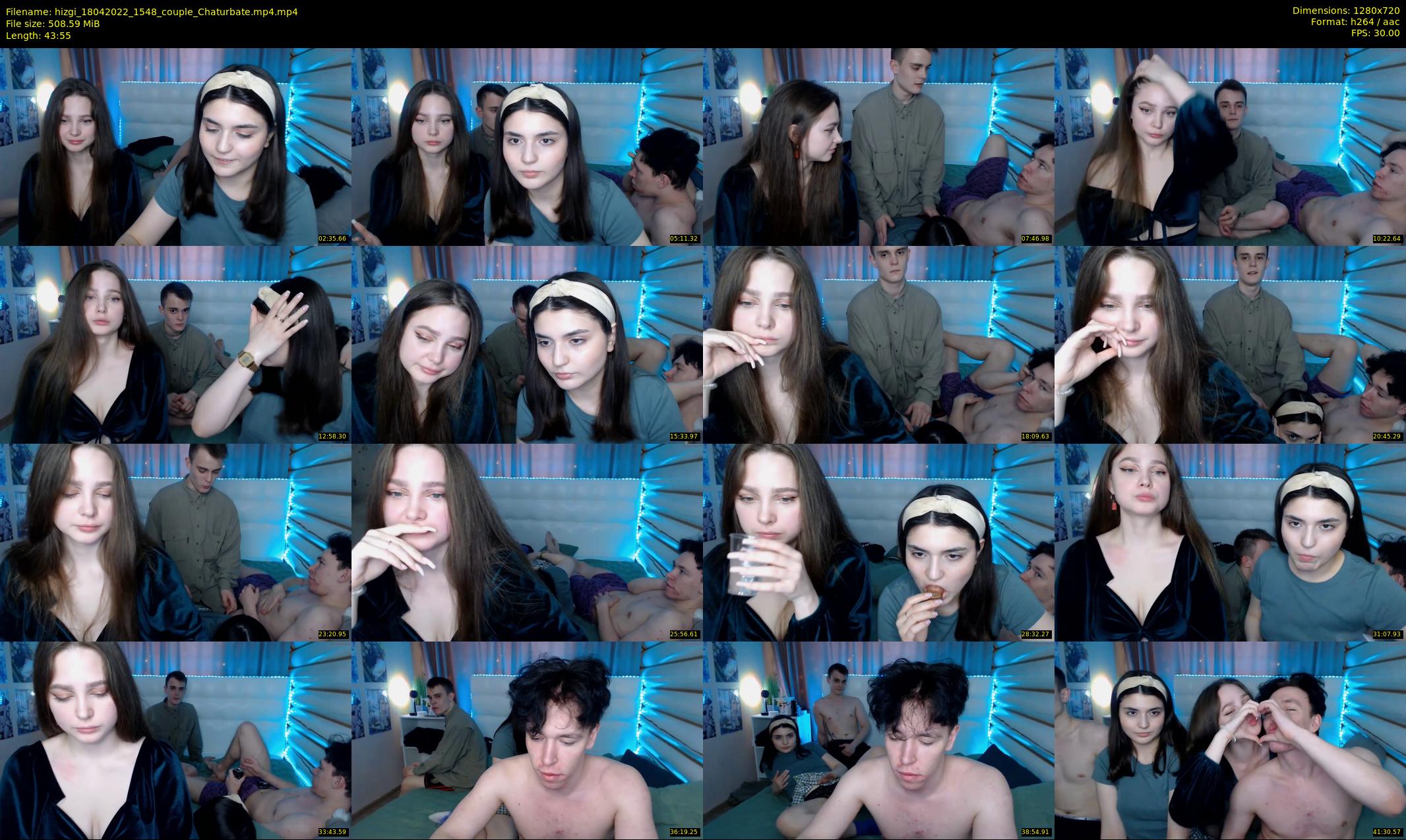 hizgi — 44 minute Chaturbate couple cam show recording, 720p, Apr 18, 2022