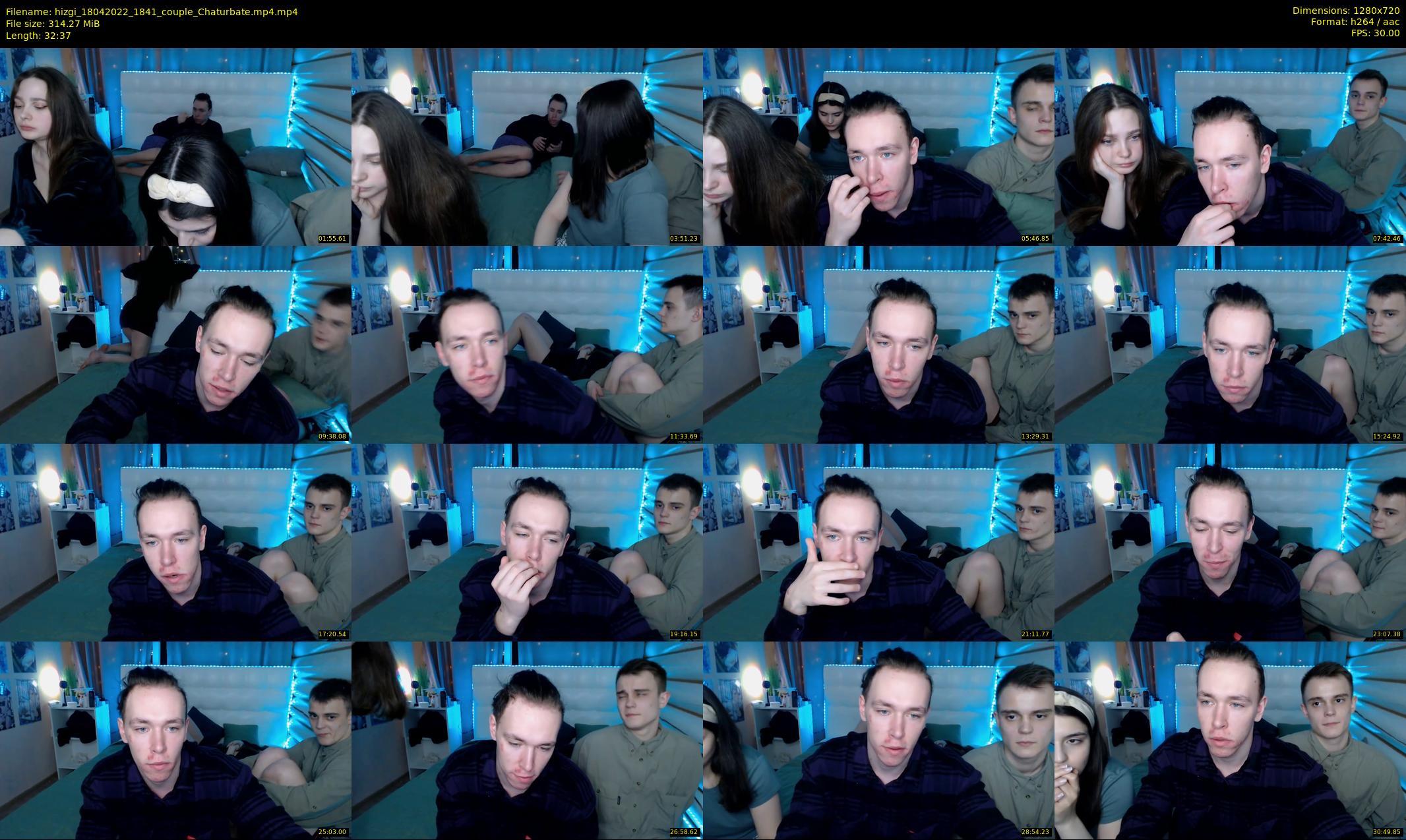 hizgi — 33 minute Chaturbate couple cam show recording, 720p, Apr 18, 2022