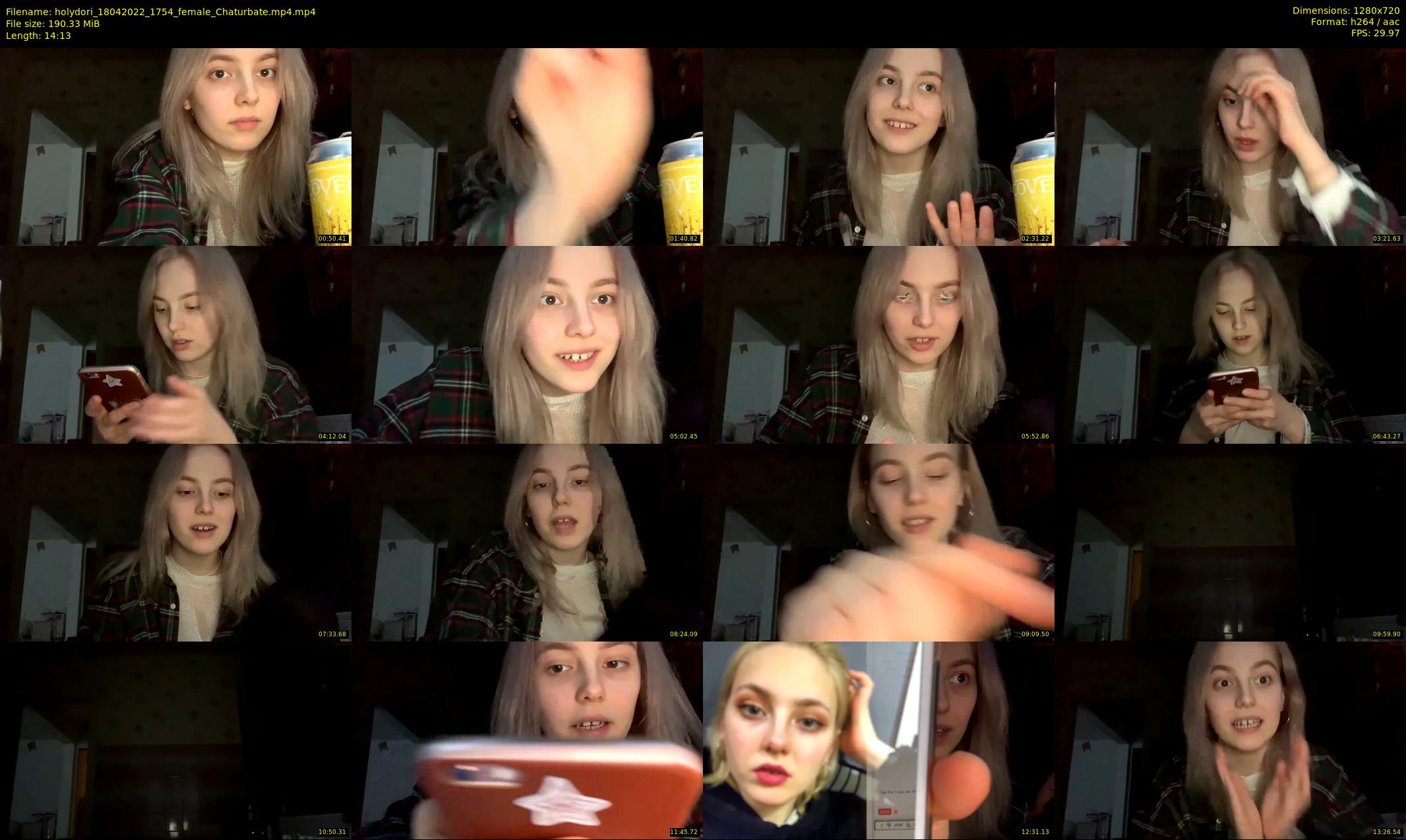 holydori — 15 minute Chaturbate female cam show recording, 720p, Apr 18, 2022