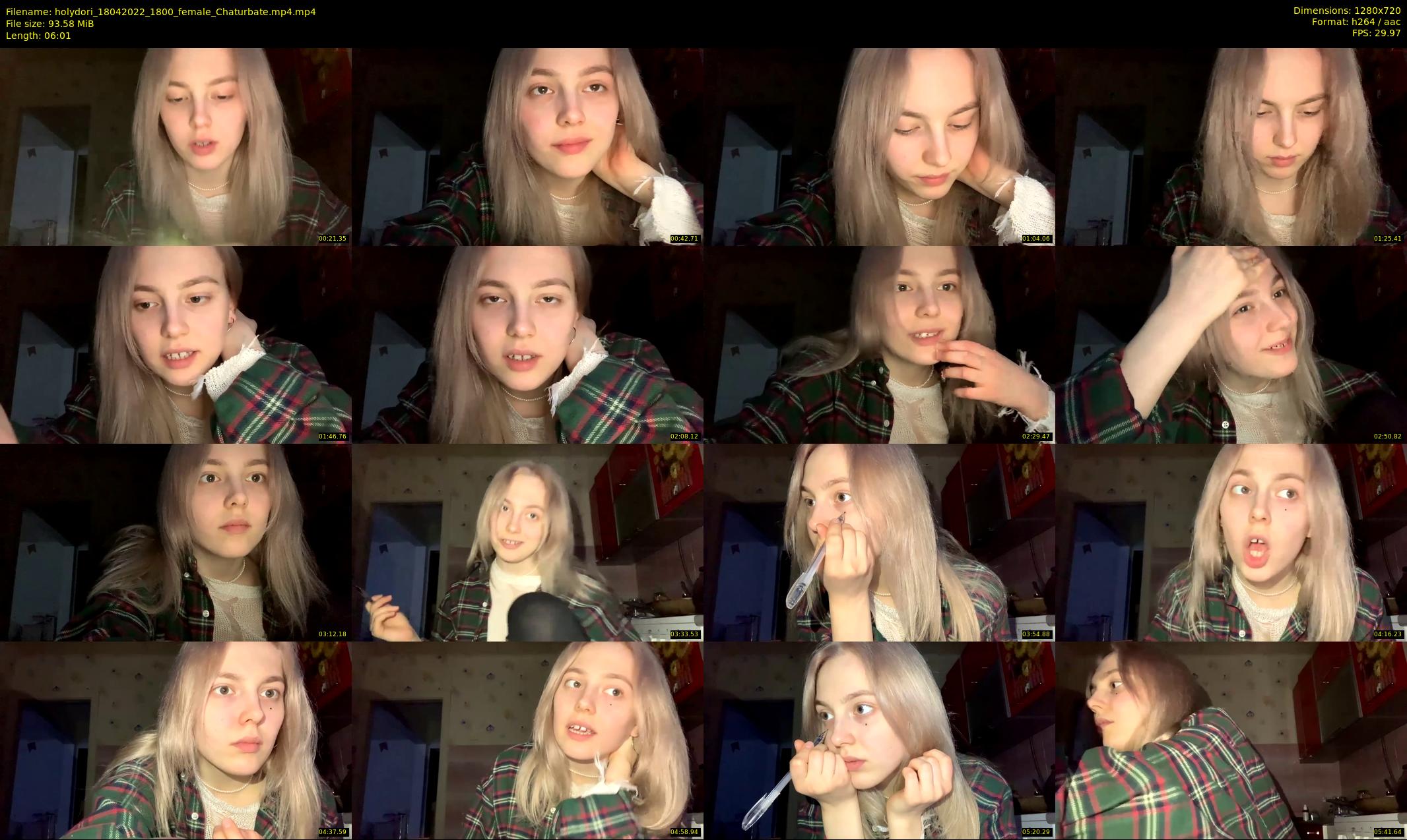 holydori — 7 minute Chaturbate female cam show recording, 720p, Apr 18, 2022