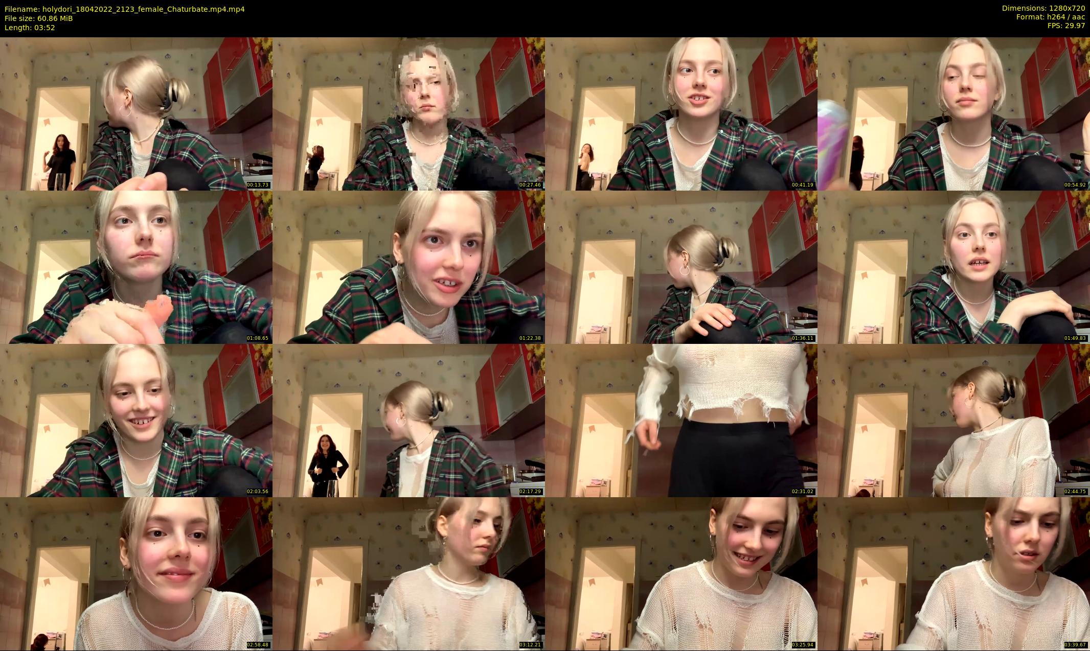 holydori — 4 minute Chaturbate female cam show recording, 720p, Apr 18, 2022