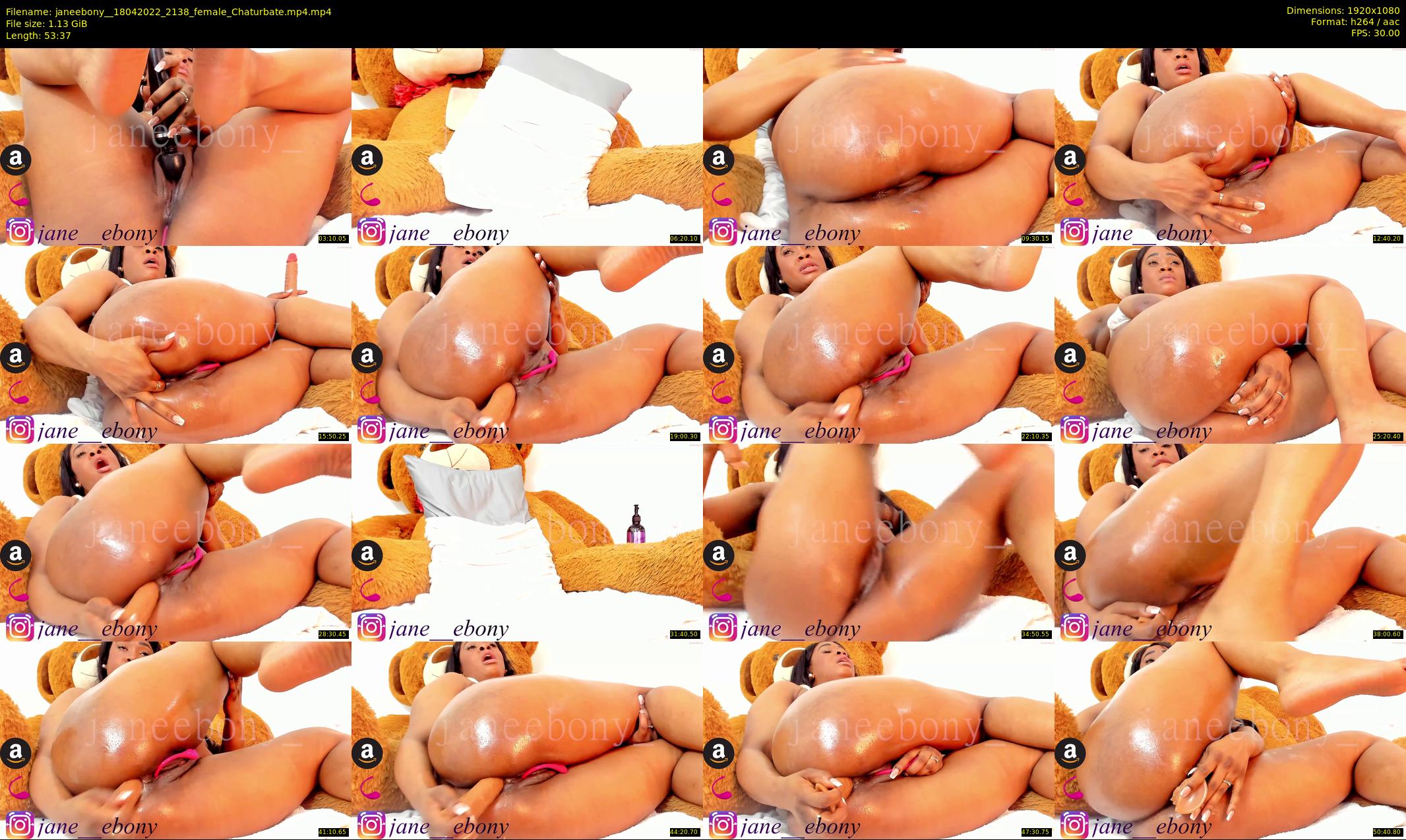 janeebony_ — 54 minute Chaturbate female cam show recording, 1080p, Apr 18, 2022