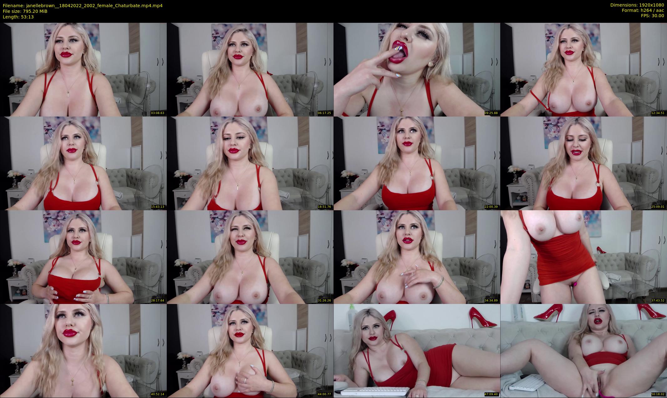 janellebrown_ — 54 minute Chaturbate female cam show recording, 1080p, Apr 18, 2022