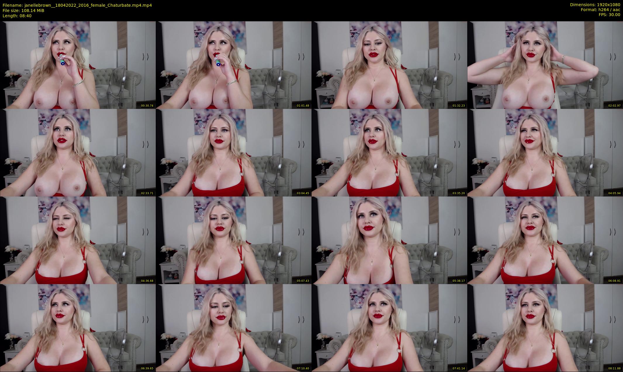 janellebrown_ — 9 minute Chaturbate female cam show recording, 1080p, Apr 18, 2022