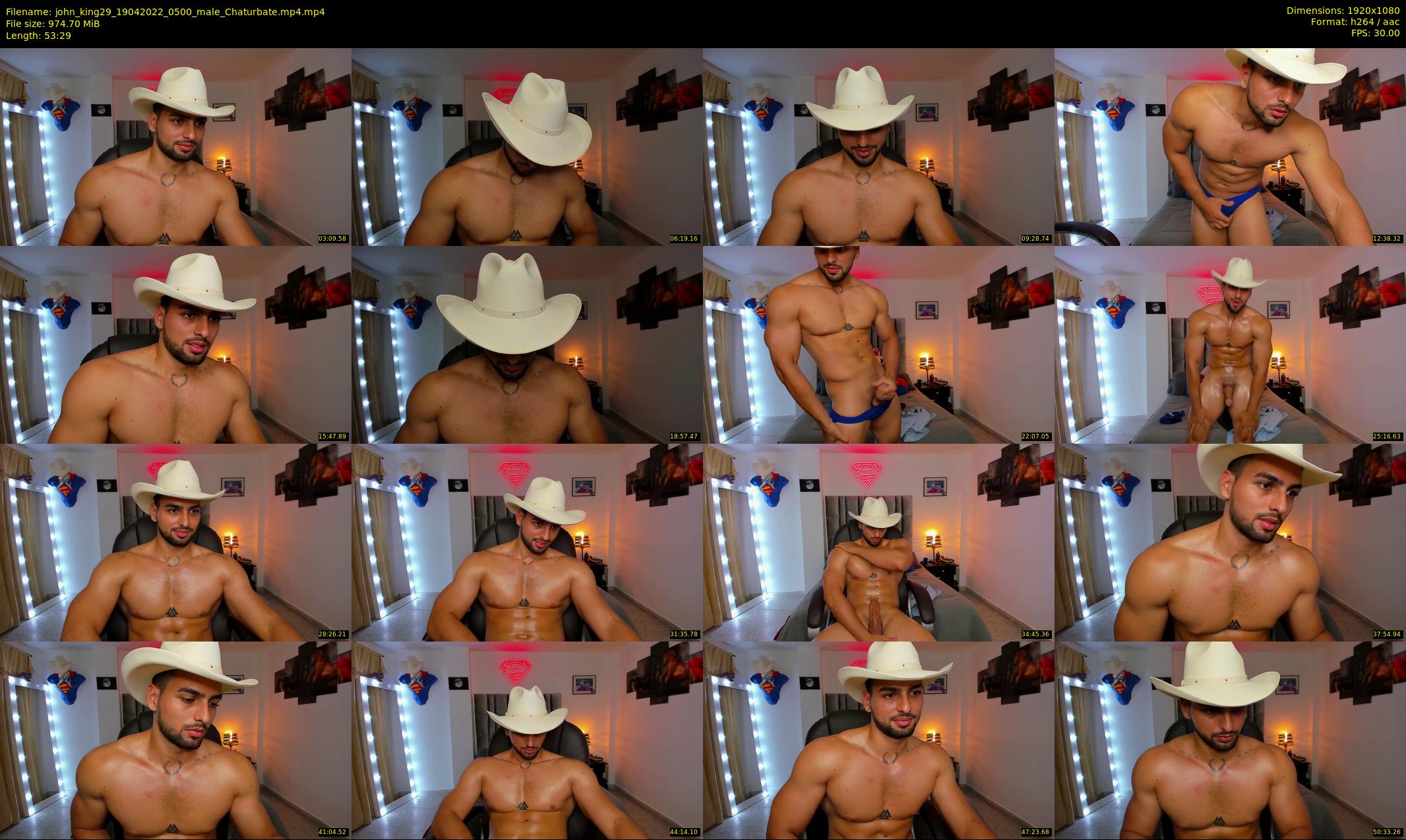 john_king29 — 54 minute Chaturbate male cam show recording, 1080p, Apr 19, 2022