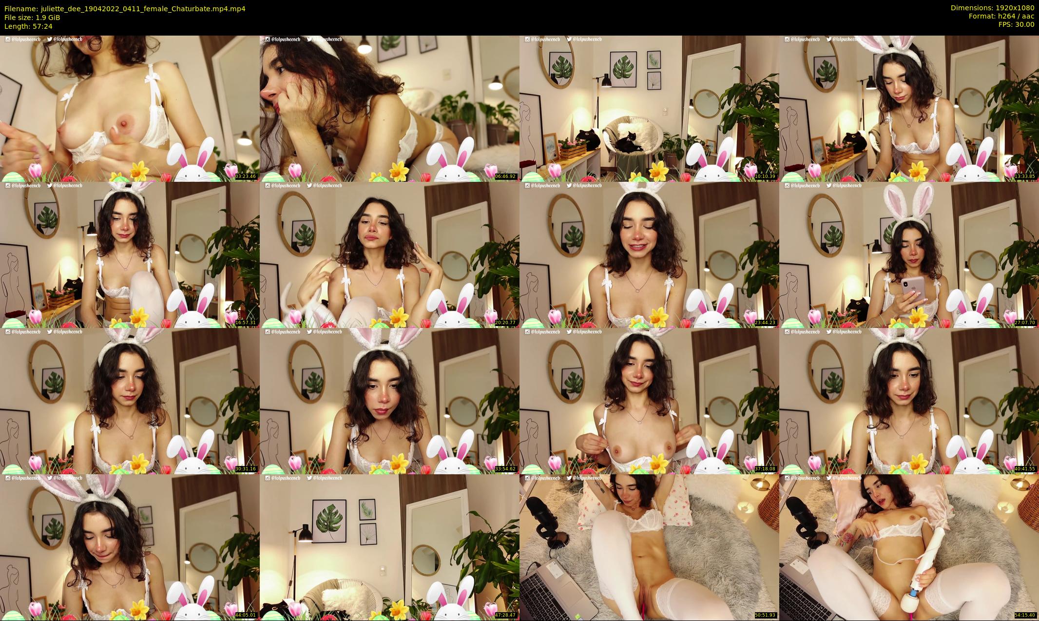 juliette_dee — 58 minute Chaturbate female cam show recording, 1080p, Apr 19, 2022