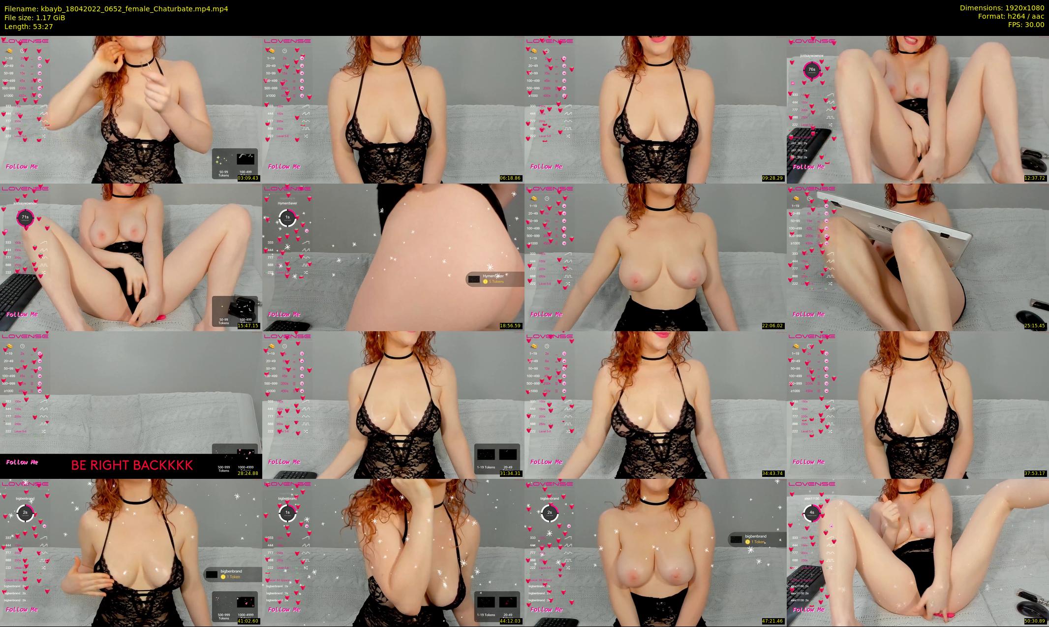 kbayb — 54 minute Chaturbate female cam show recording, 1080p, Apr 18, 2022