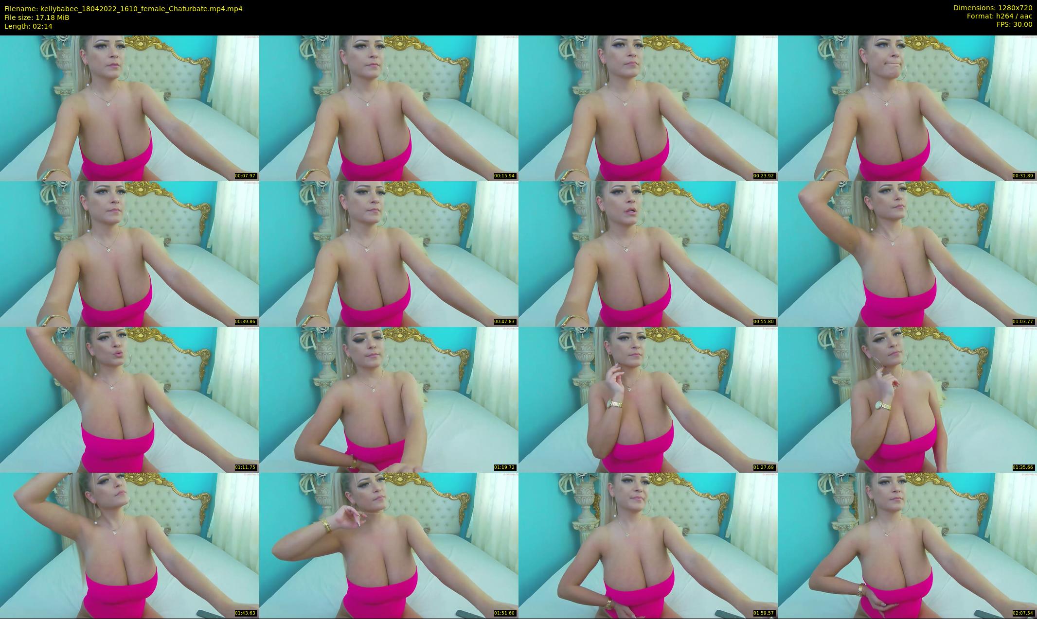 kellybabee — 3 minute Chaturbate female cam show recording, 720p, Apr 18, 2022