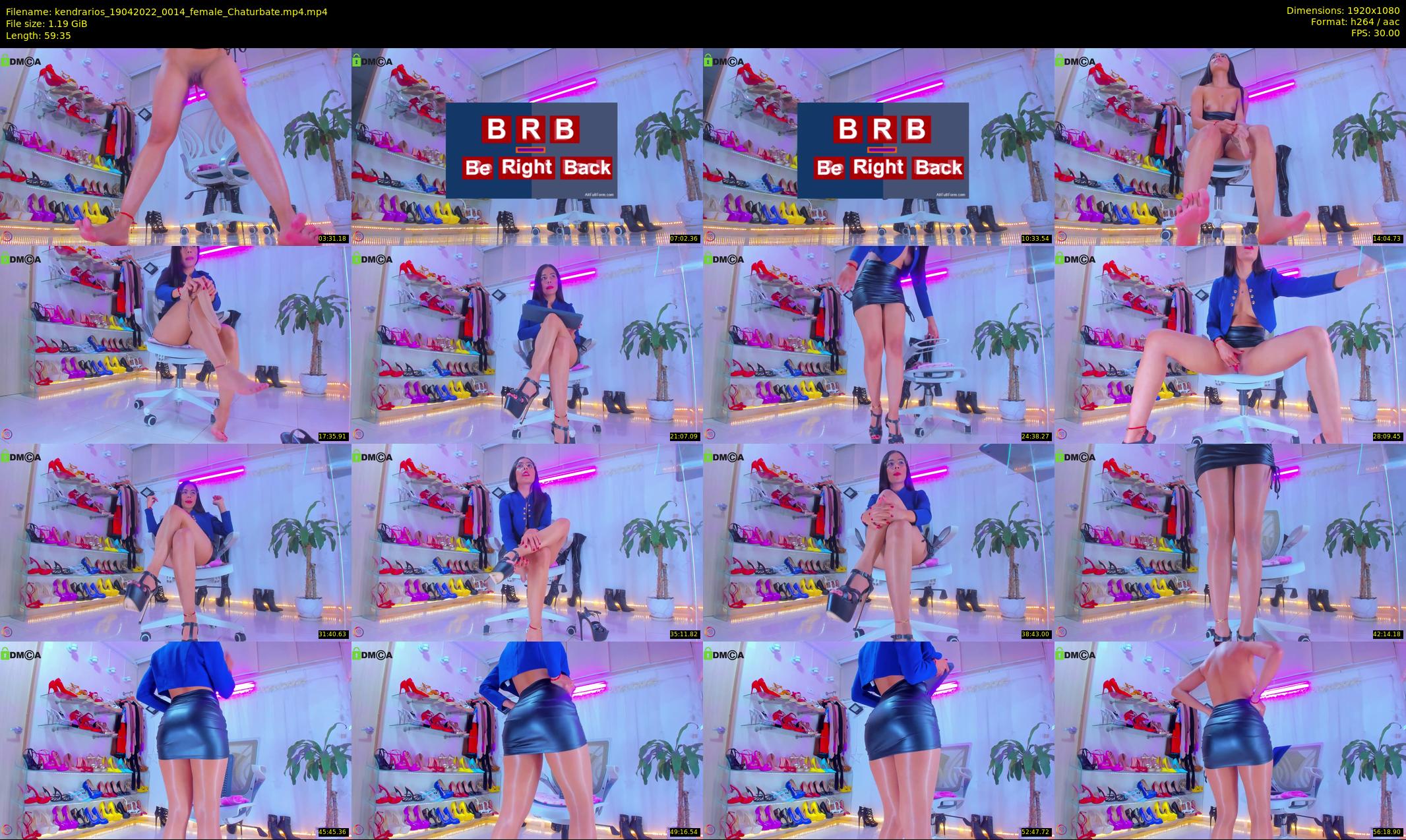 kendrarios — 60 minute Chaturbate female cam show recording, 1080p, Apr 19, 2022