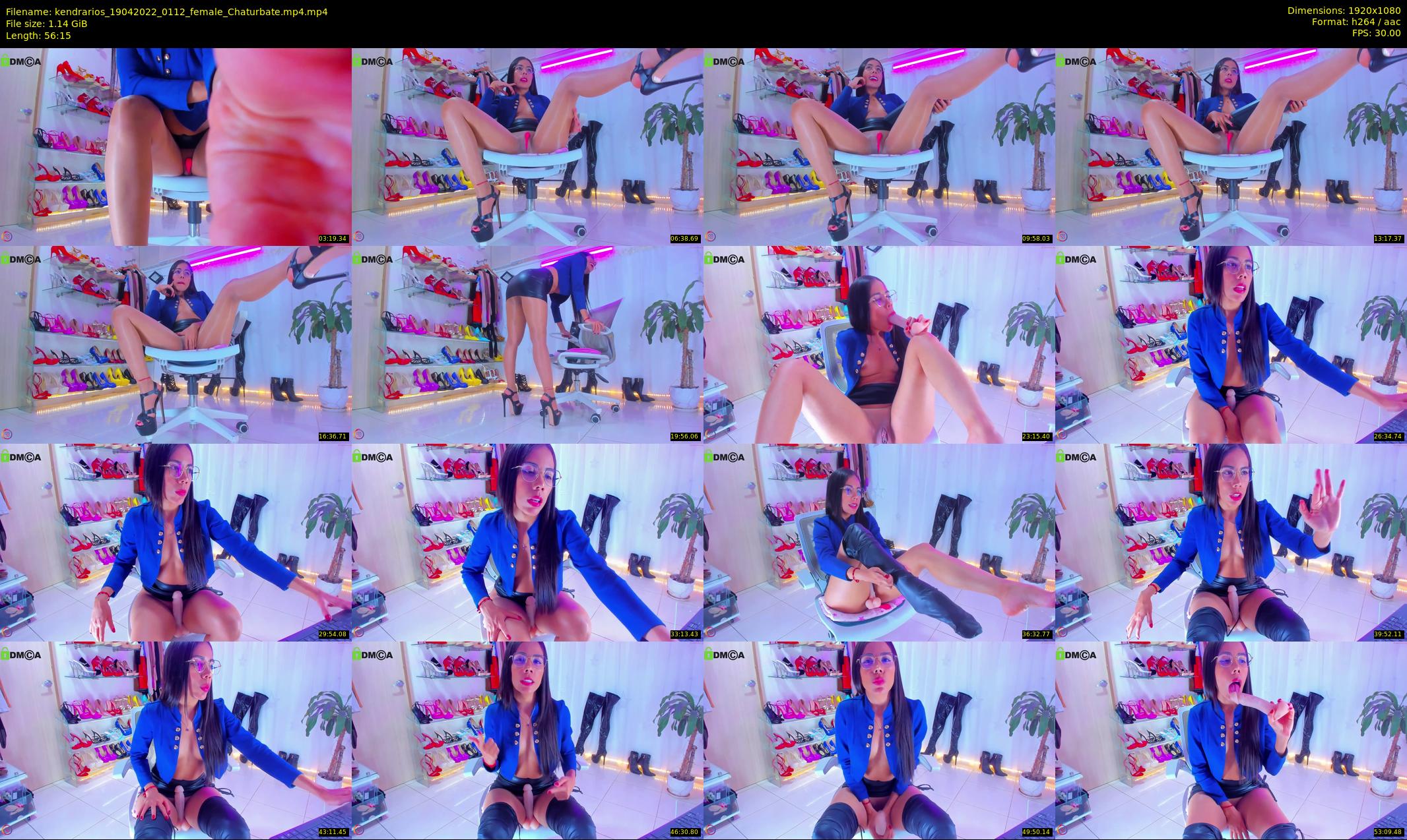 kendrarios — 57 minute Chaturbate female cam show recording, 1080p, Apr 19, 2022