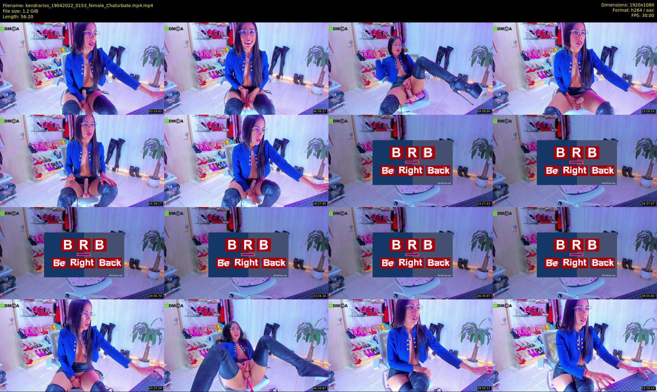kendrarios — 57 minute Chaturbate female cam show recording, 1080p, Apr 19, 2022