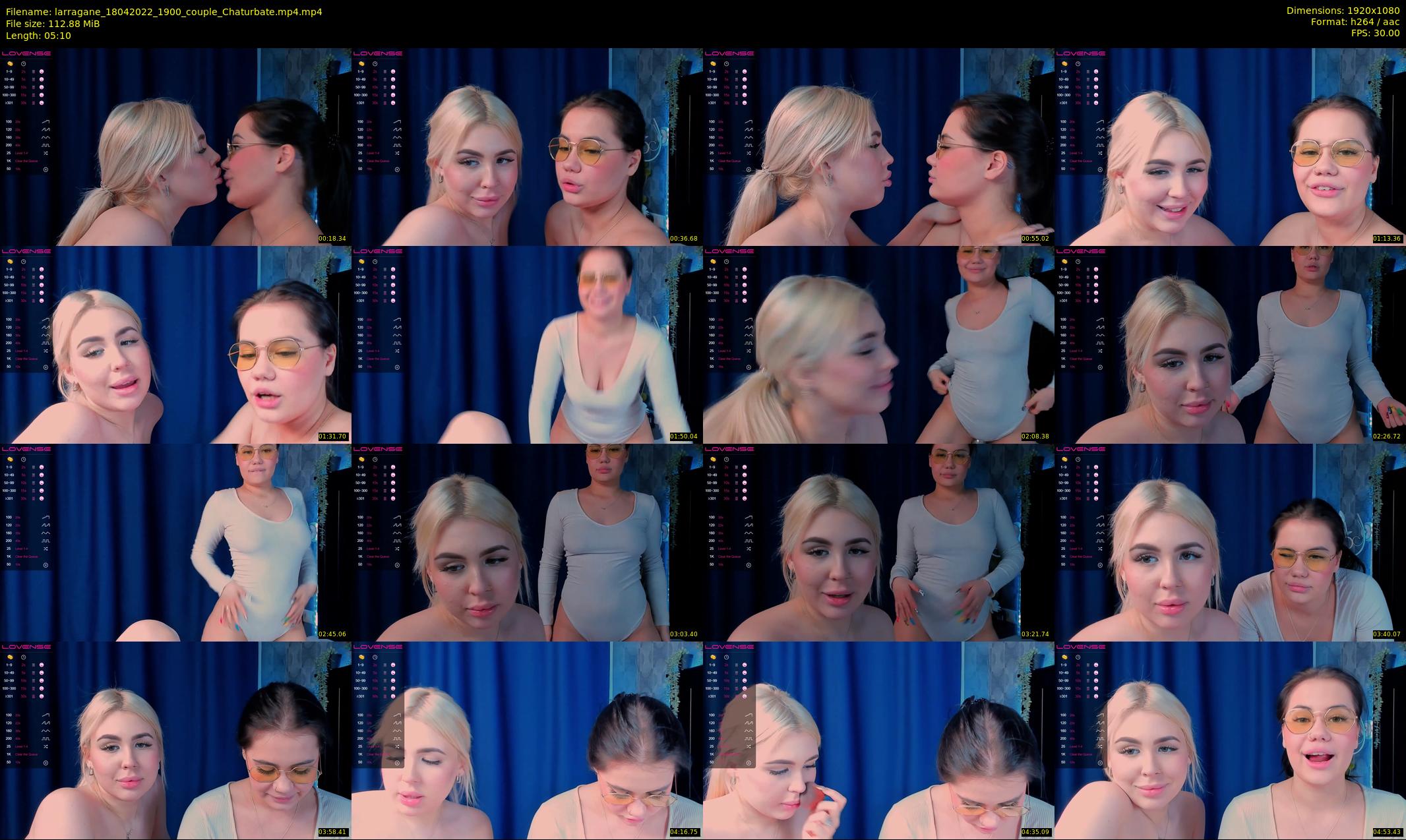 larragane — 6 minute Chaturbate couple cam show recording, 1080p, Apr 18, 2022