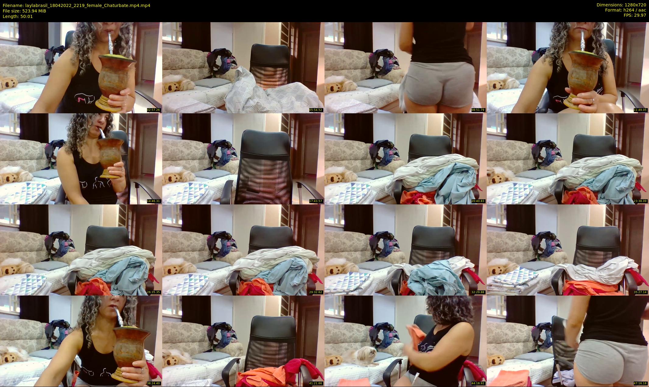 laylabrasil — 51 minute Chaturbate female cam show recording, 720p, Apr 18, 2022