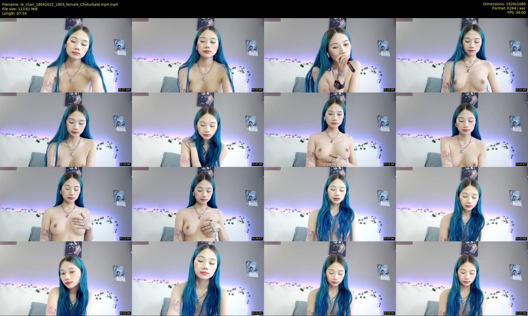 le_chan — 8 minute Chaturbate female cam show recording, 1080p, Apr 18, 2022