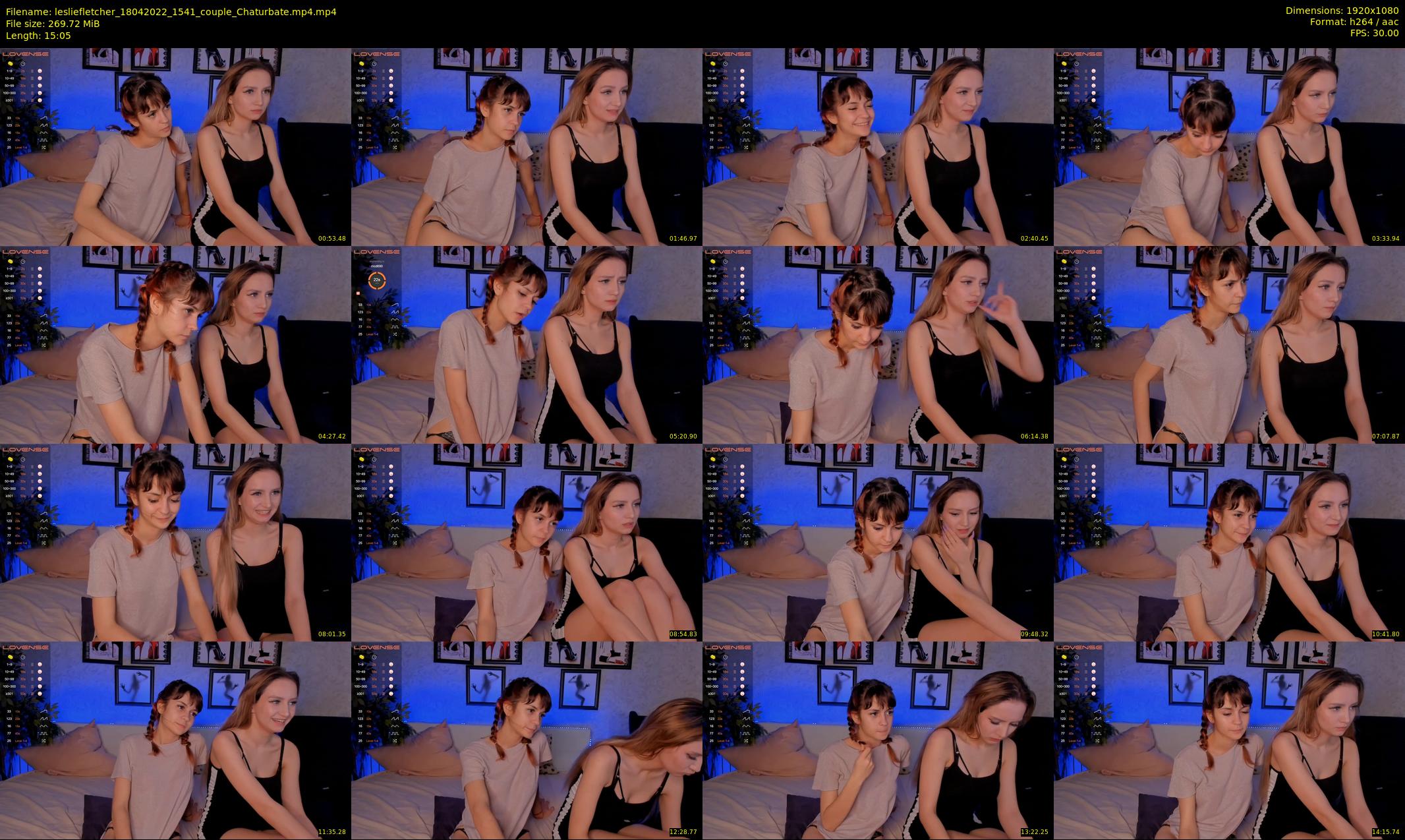 lesliefletcher — 16 minute Chaturbate couple cam show recording, 1080p, Apr 18, 2022