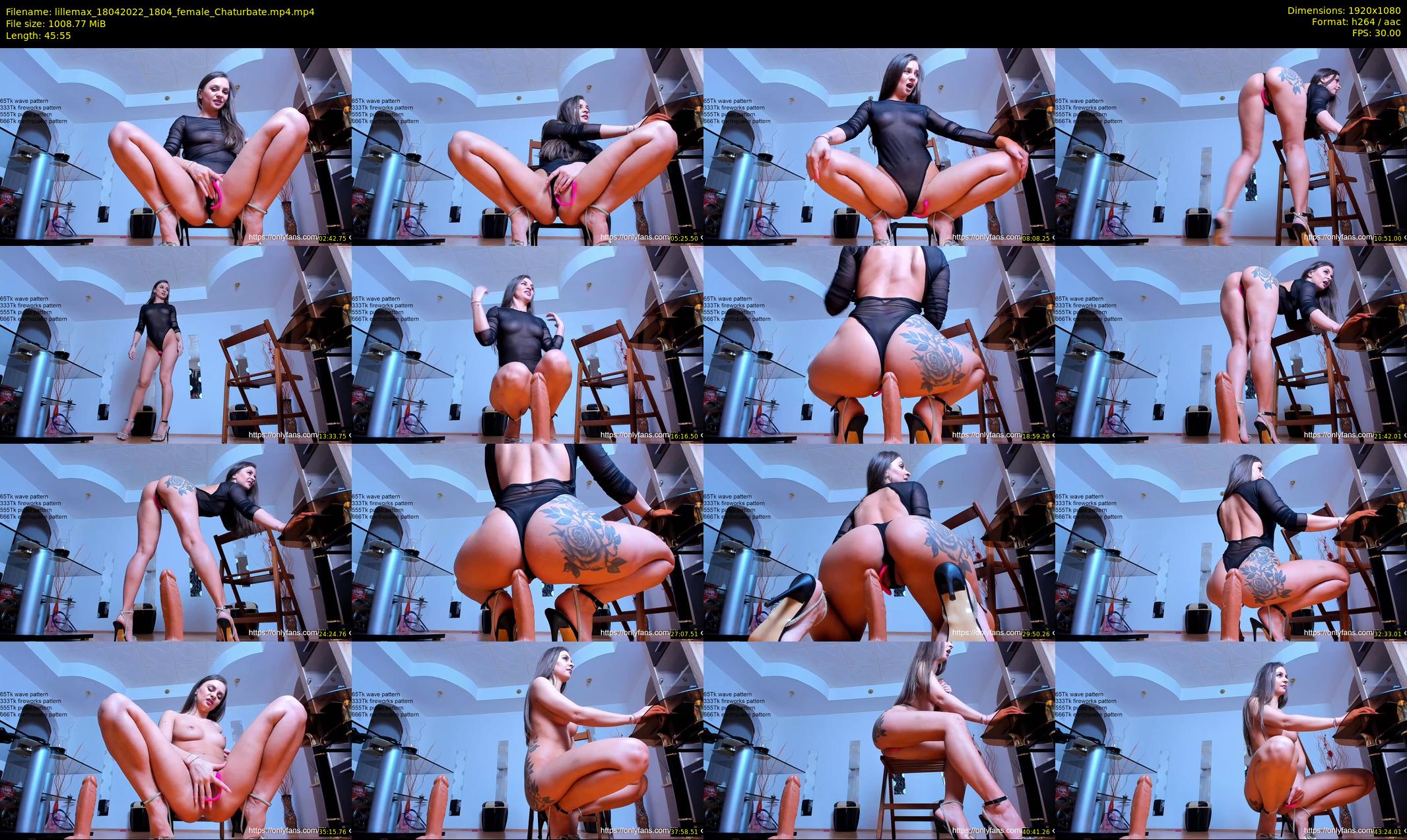 lillemax — 46 minute Chaturbate female cam show recording, 1080p, Apr 18, 2022