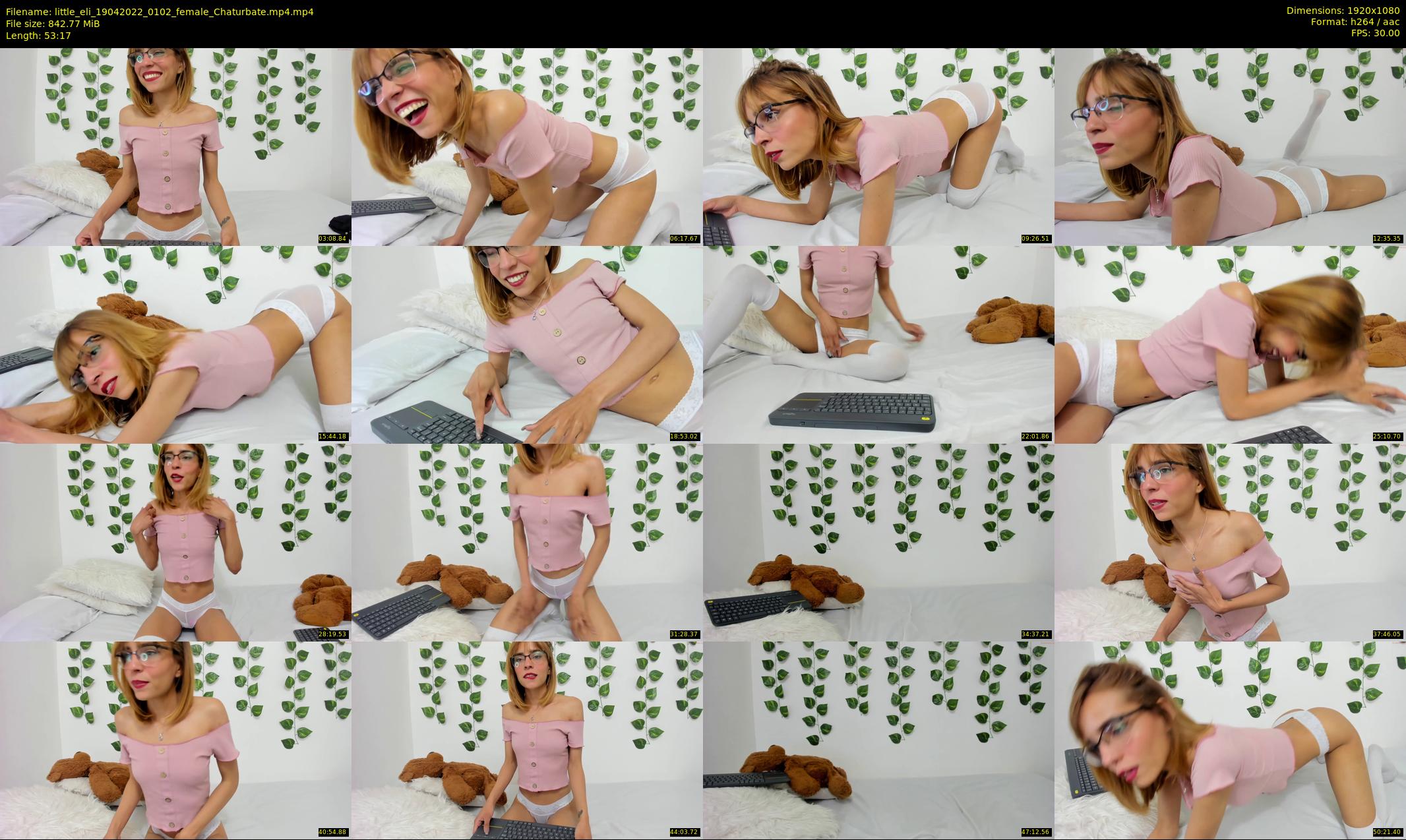 little_eli — 54 minute Chaturbate female cam show recording, 1080p, Apr 19, 2022
