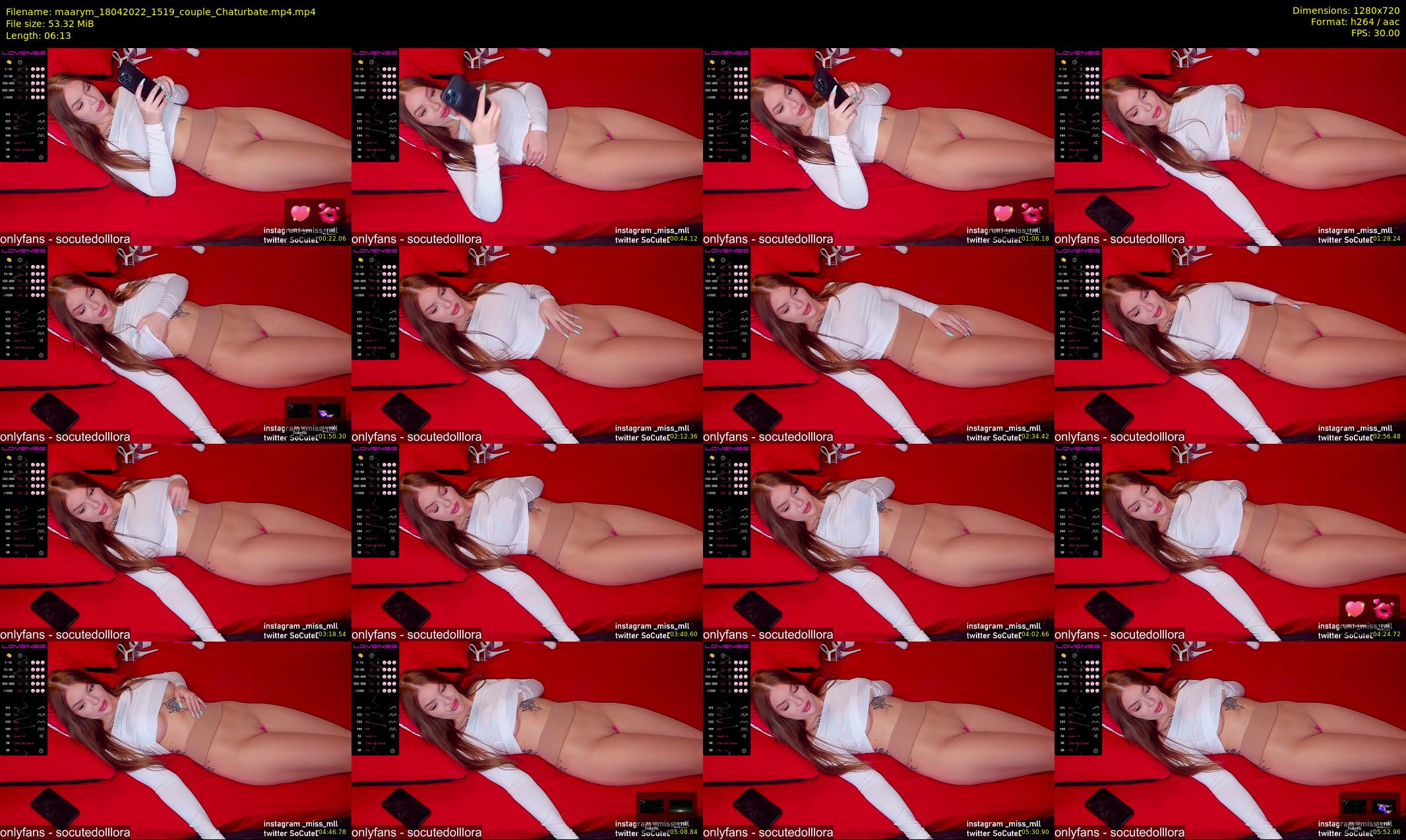 maarym — 7 minute Chaturbate couple cam show recording, 720p, Apr 18, 2022