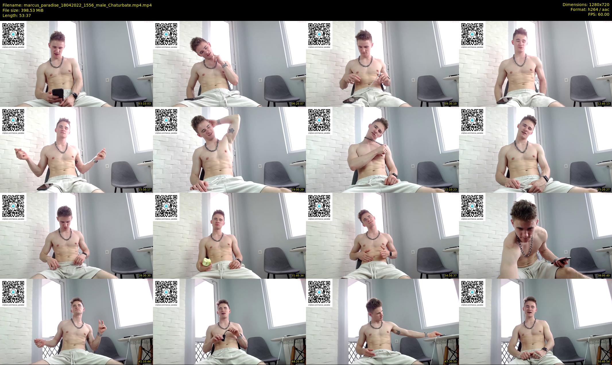 marcus_paradise — 54 minute Chaturbate male cam show recording, 720p, Apr 18, 2022