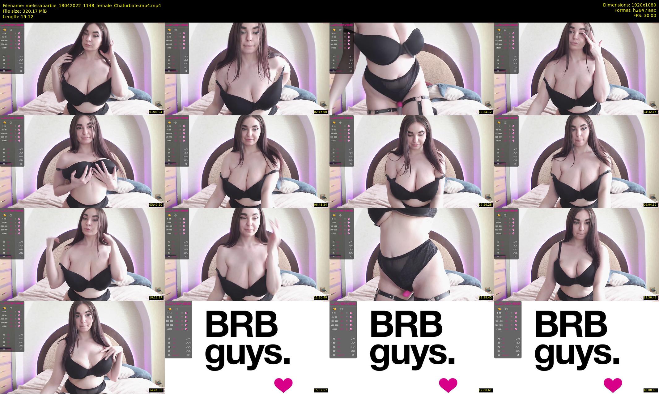 melissabarbie — 20 minute Chaturbate couple cam show recording, 1080p, Apr 18, 2022