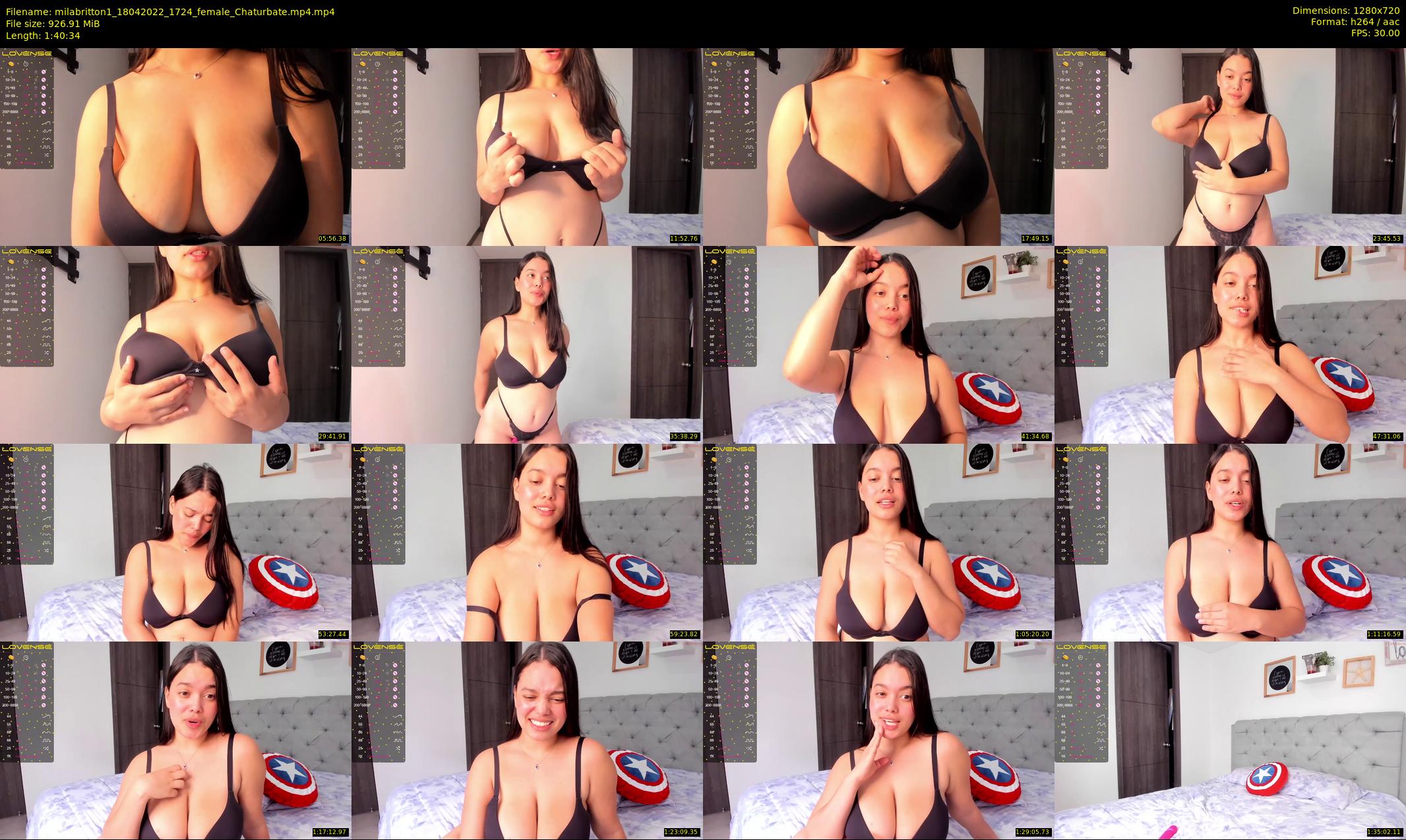 milabritton1 — 101 minute Chaturbate female cam show recording, 720p, Apr 18, 2022
