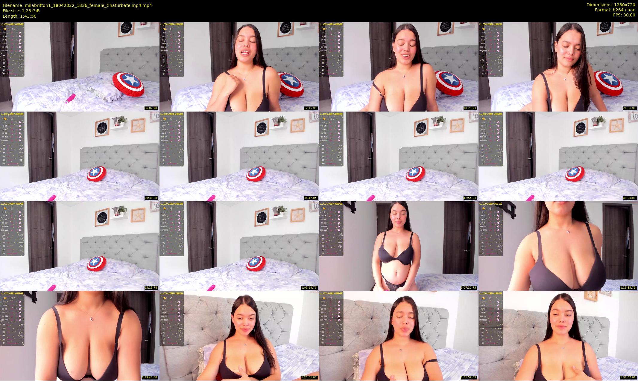 milabritton1 — 104 minute Chaturbate female cam show recording, 720p, Apr 18, 2022