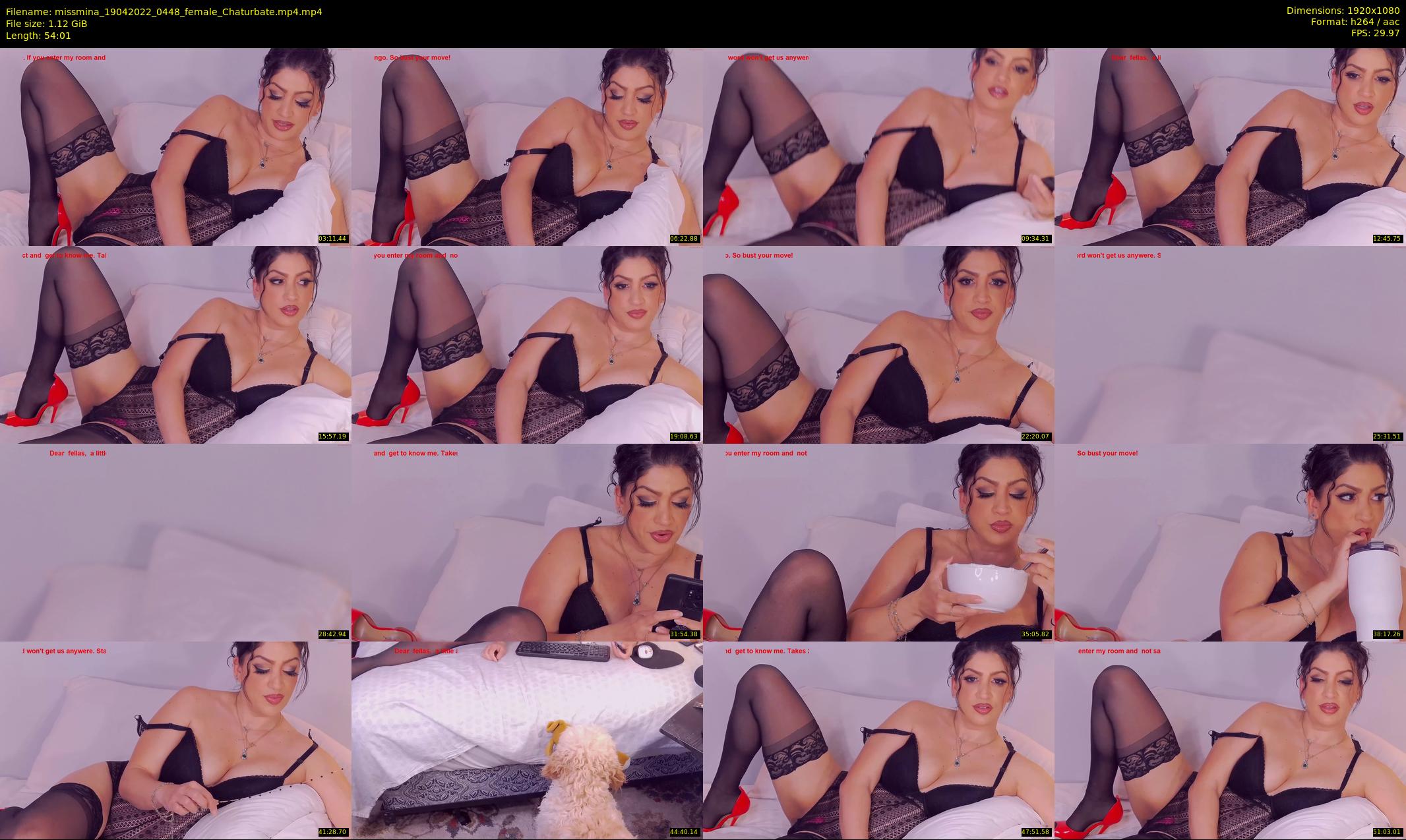 missmina — 55 minute Chaturbate female cam show recording, 1080p, Apr 19, 2022