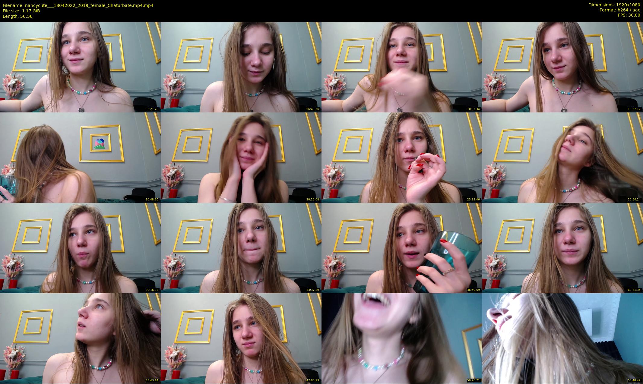 nancycute__ — 57 minute Chaturbate female cam show recording, 1080p, Apr 18, 2022