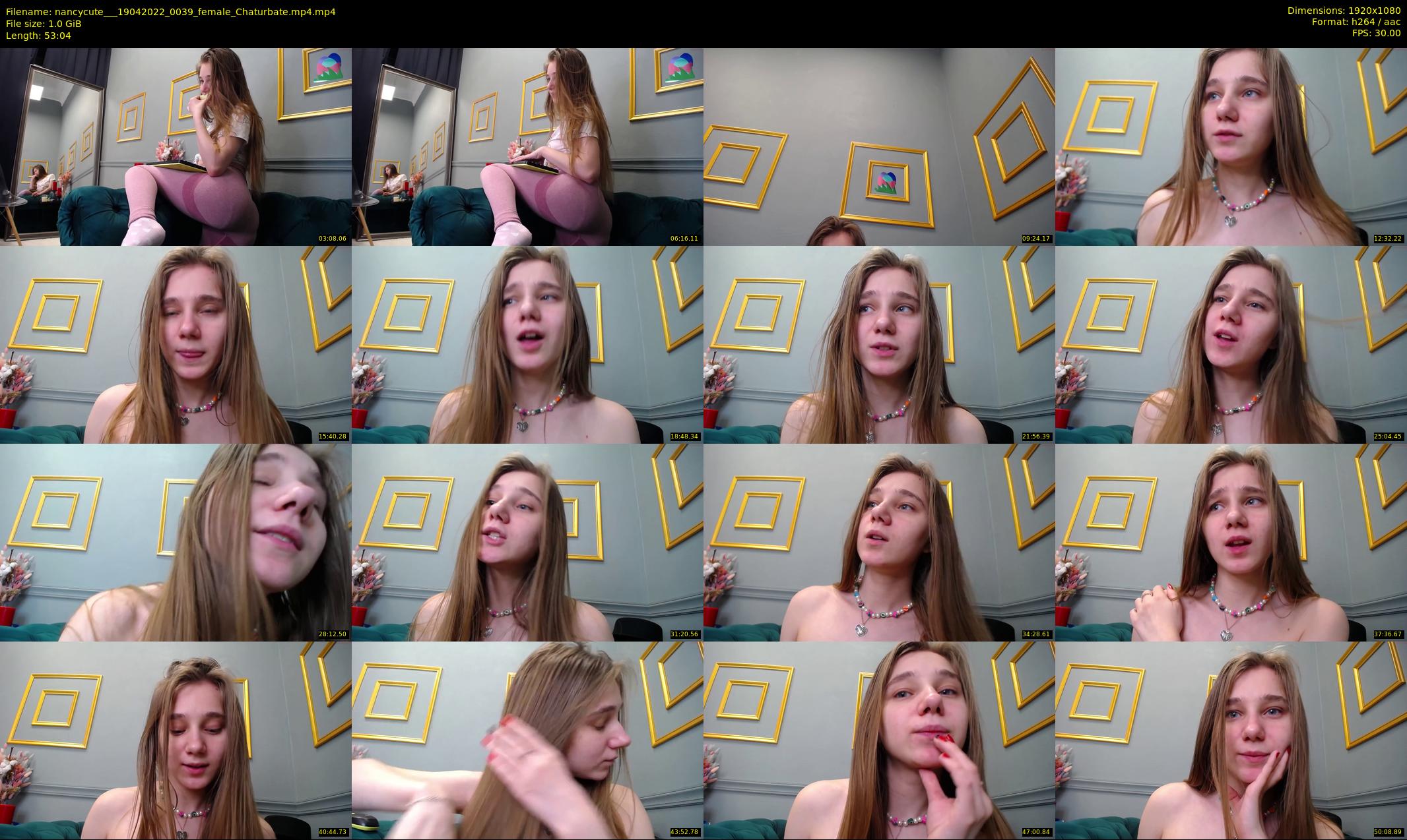 nancycute__ — 54 minute Chaturbate female cam show recording, 1080p, Apr 19, 2022