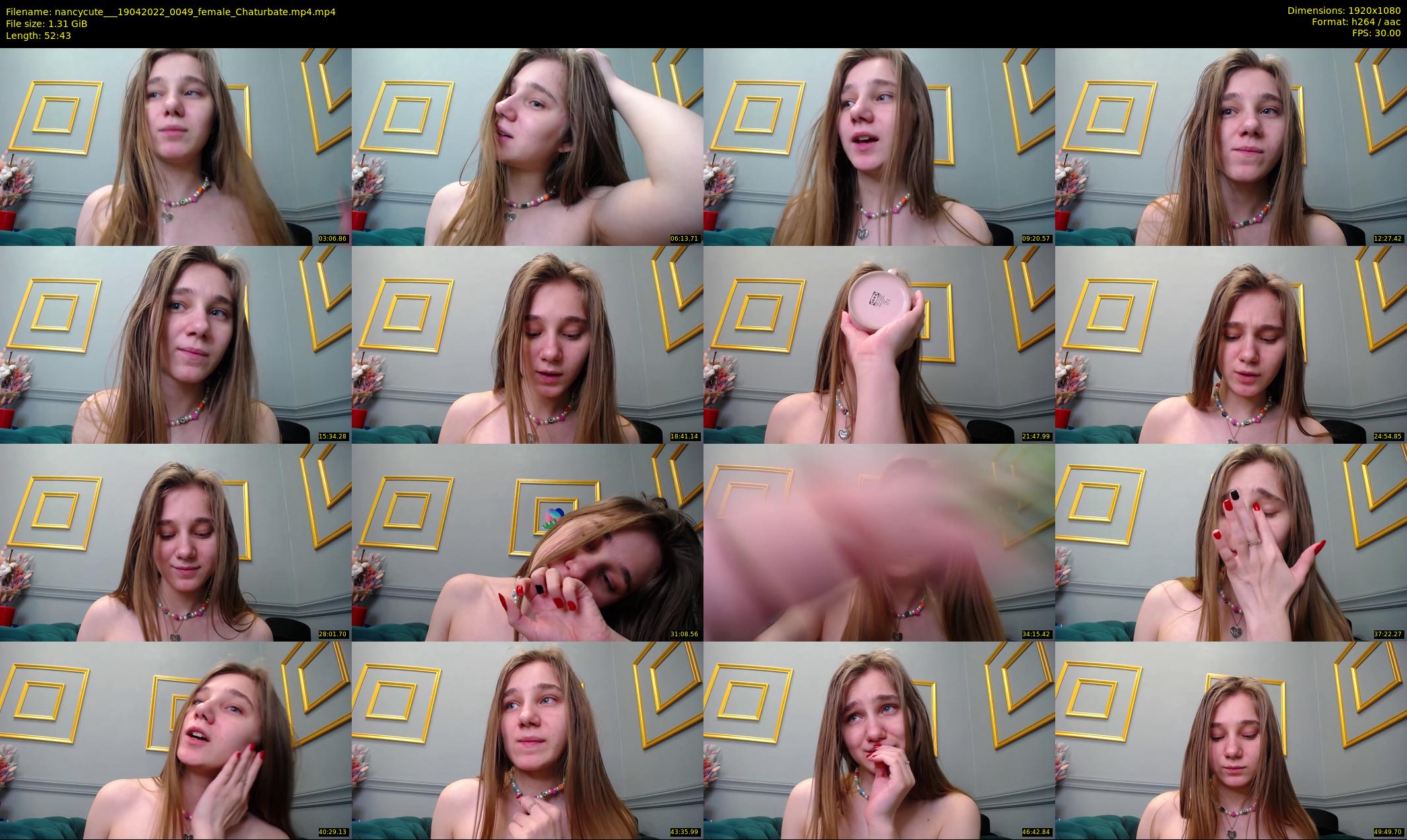 nancycute__ — 53 minute Chaturbate female cam show recording, 1080p, Apr 19, 2022