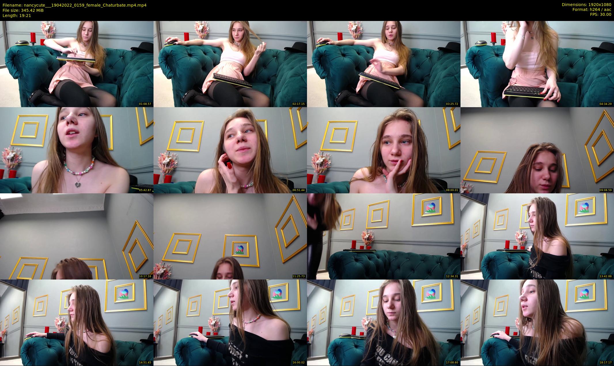 nancycute__ — 20 minute Chaturbate female cam show recording, 1080p, Apr 19, 2022