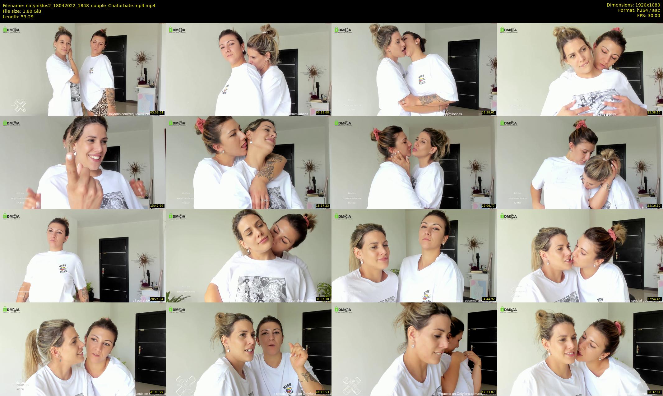 natyniklos2 — 54 minute Chaturbate couple cam show recording, 1080p, Apr 18, 2022