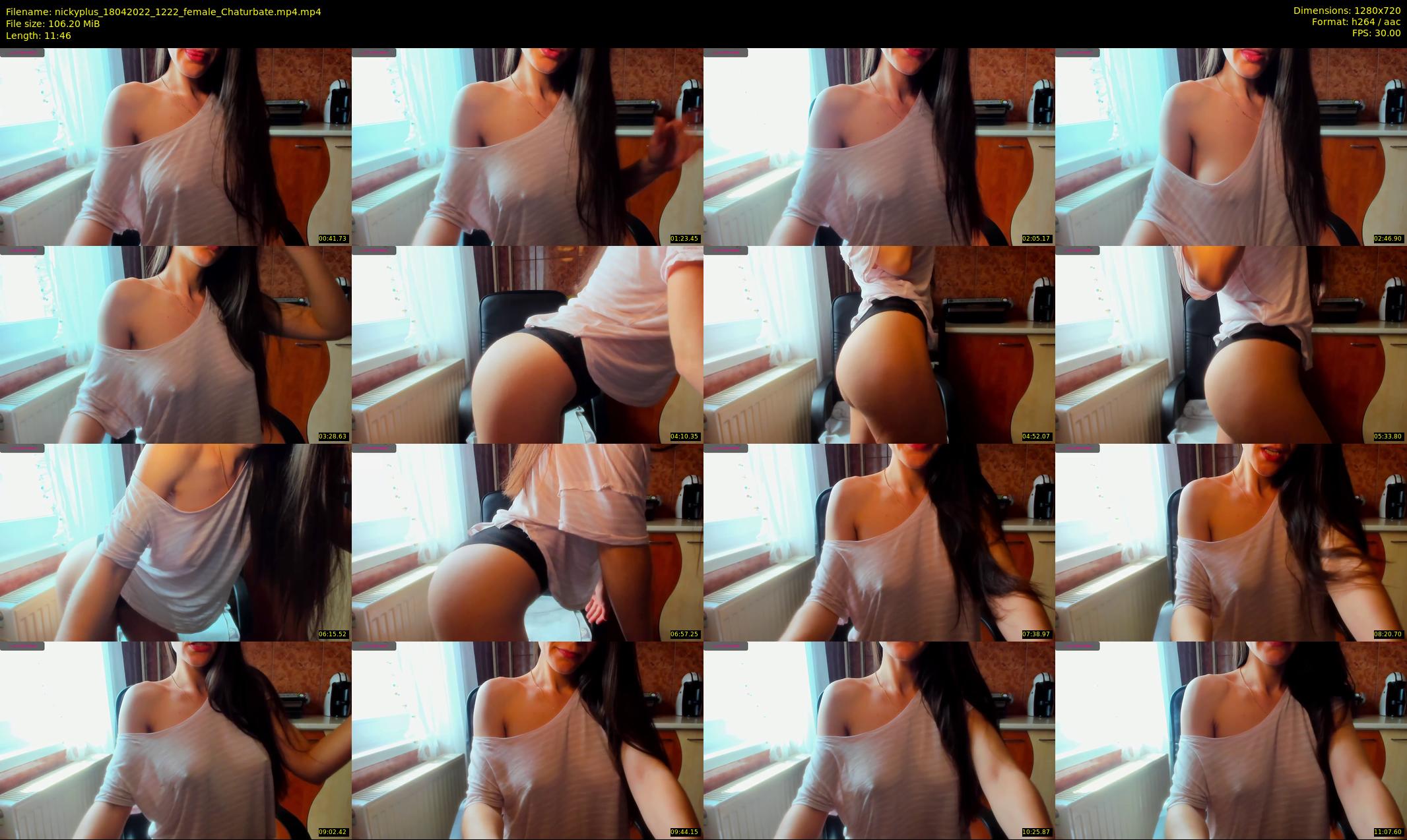 nickyplus — 12 minute Chaturbate couple cam show recording, 720p, Apr 18, 2022