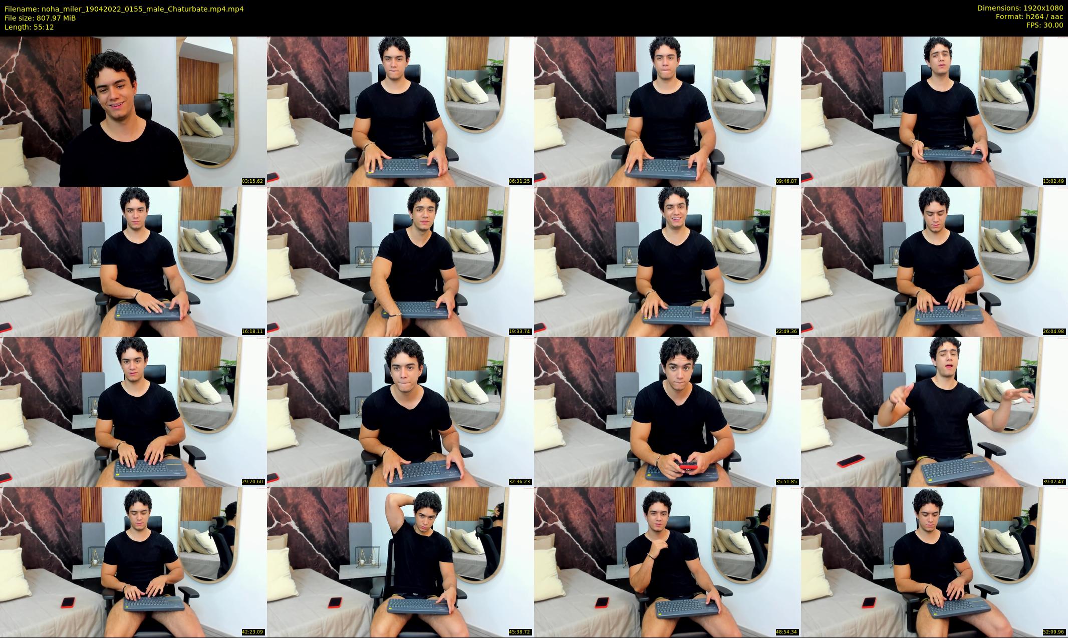 noha_miler — 56 minute Chaturbate male cam show recording, 1080p, Apr 19, 2022