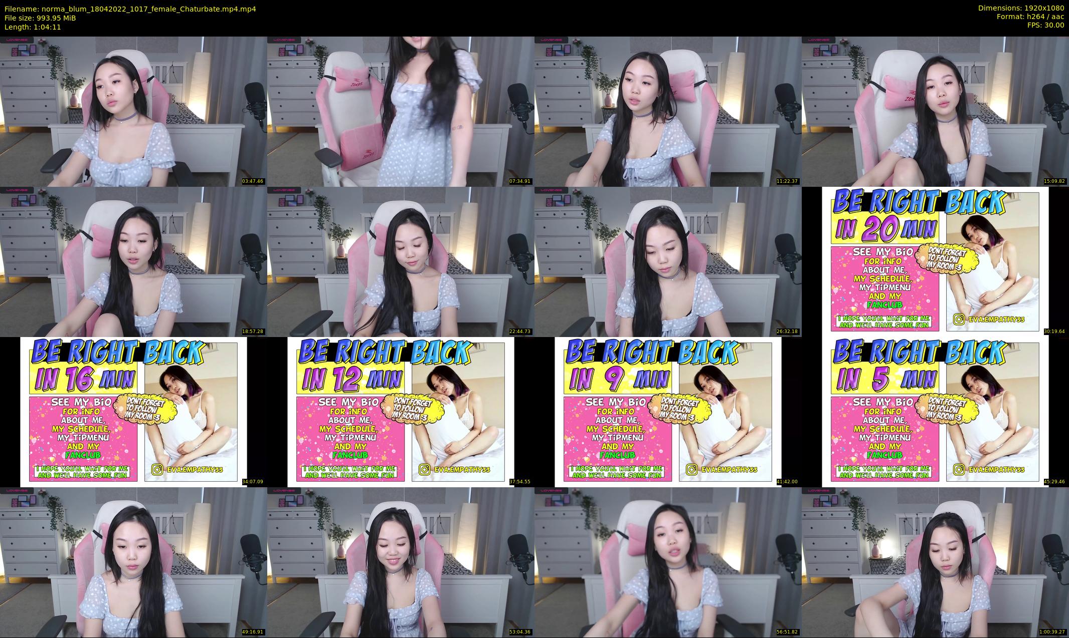 norma_blum — 65 minute Chaturbate female cam show recording, 1080p, Apr 18, 2022
