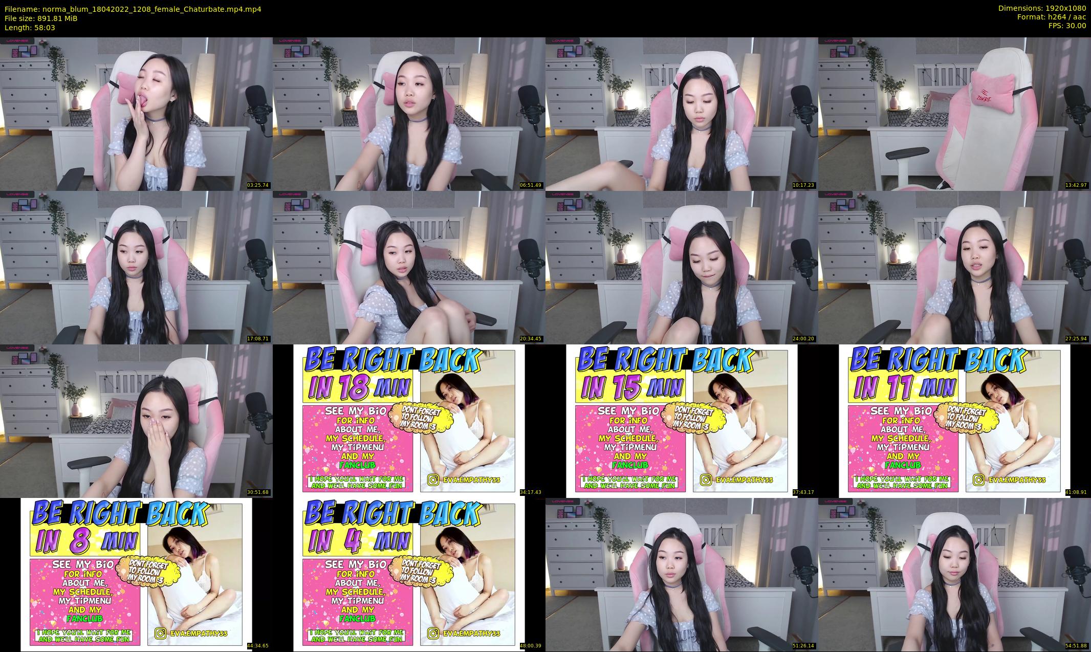 norma_blum — 59 minute Chaturbate female cam show recording, 1080p, Apr 18, 2022