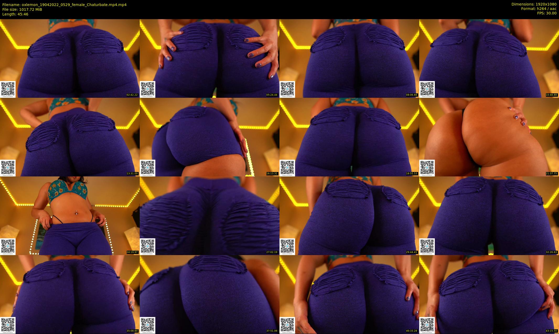 oxlemon — 46 minute Chaturbate female cam show recording, 1080p, Apr 19, 2022