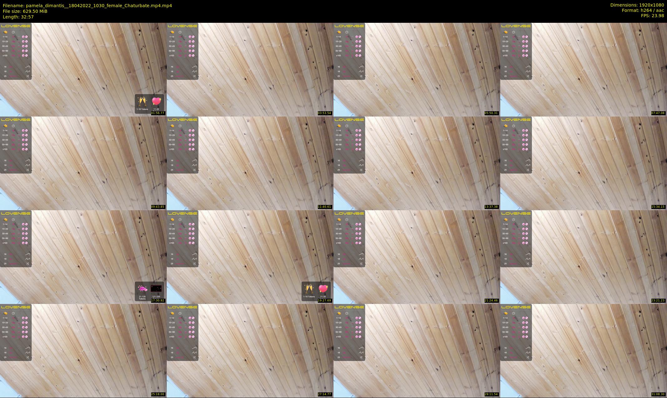 pamela_dimantis_ — 33 minute Chaturbate female cam show recording, 1080p, Apr 18, 2022