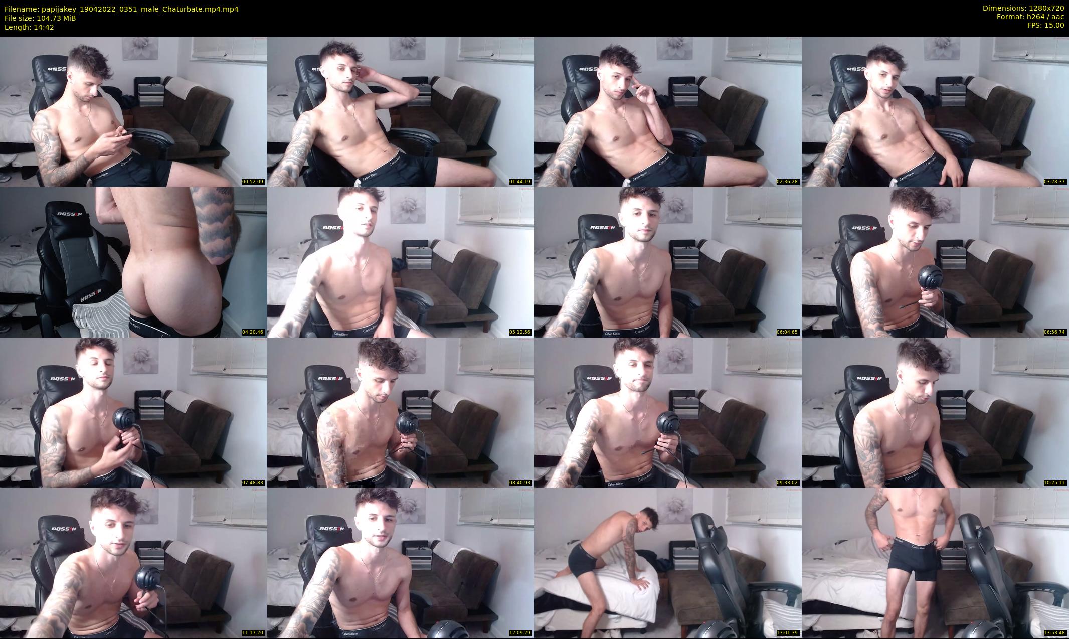 papijakey — 15 minute Chaturbate male cam show recording, 720p, Apr 19, 2022