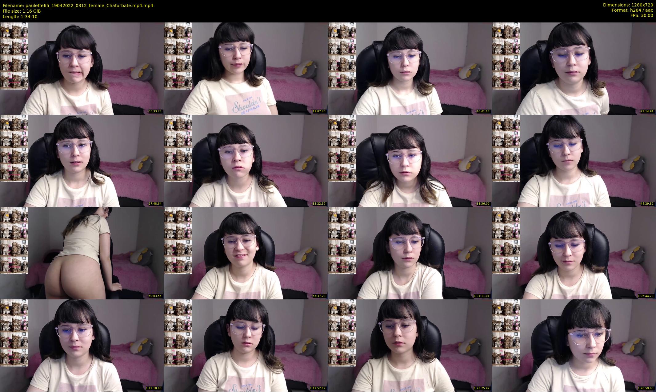 paulette65 — 95 minute Chaturbate female cam show recording, 720p, Apr 19, 2022