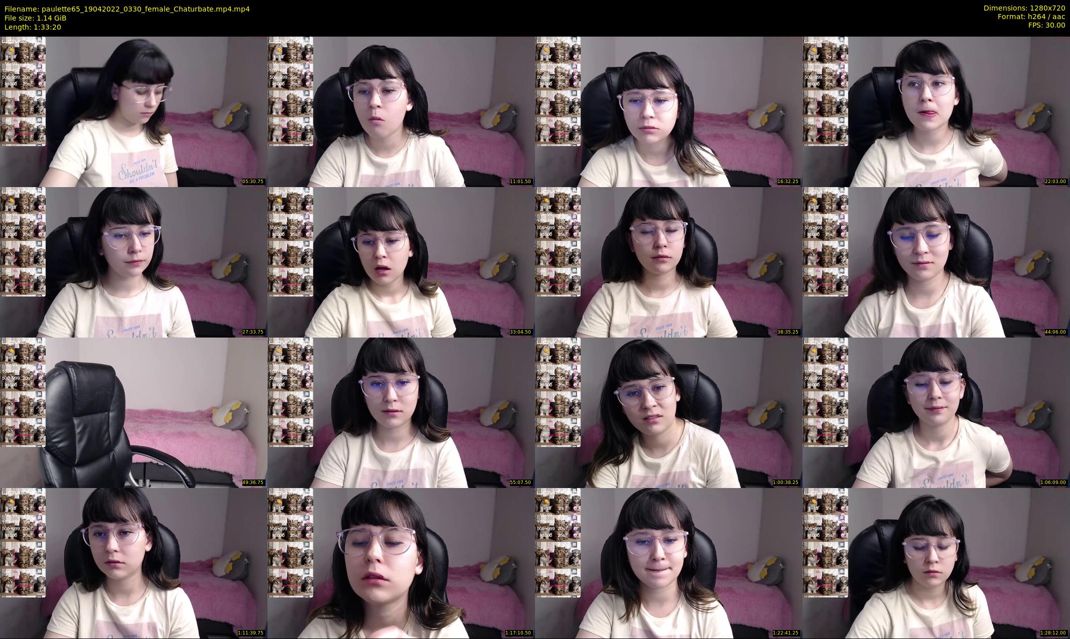 paulette65 — 94 minute Chaturbate female cam show recording, 720p, Apr 19, 2022