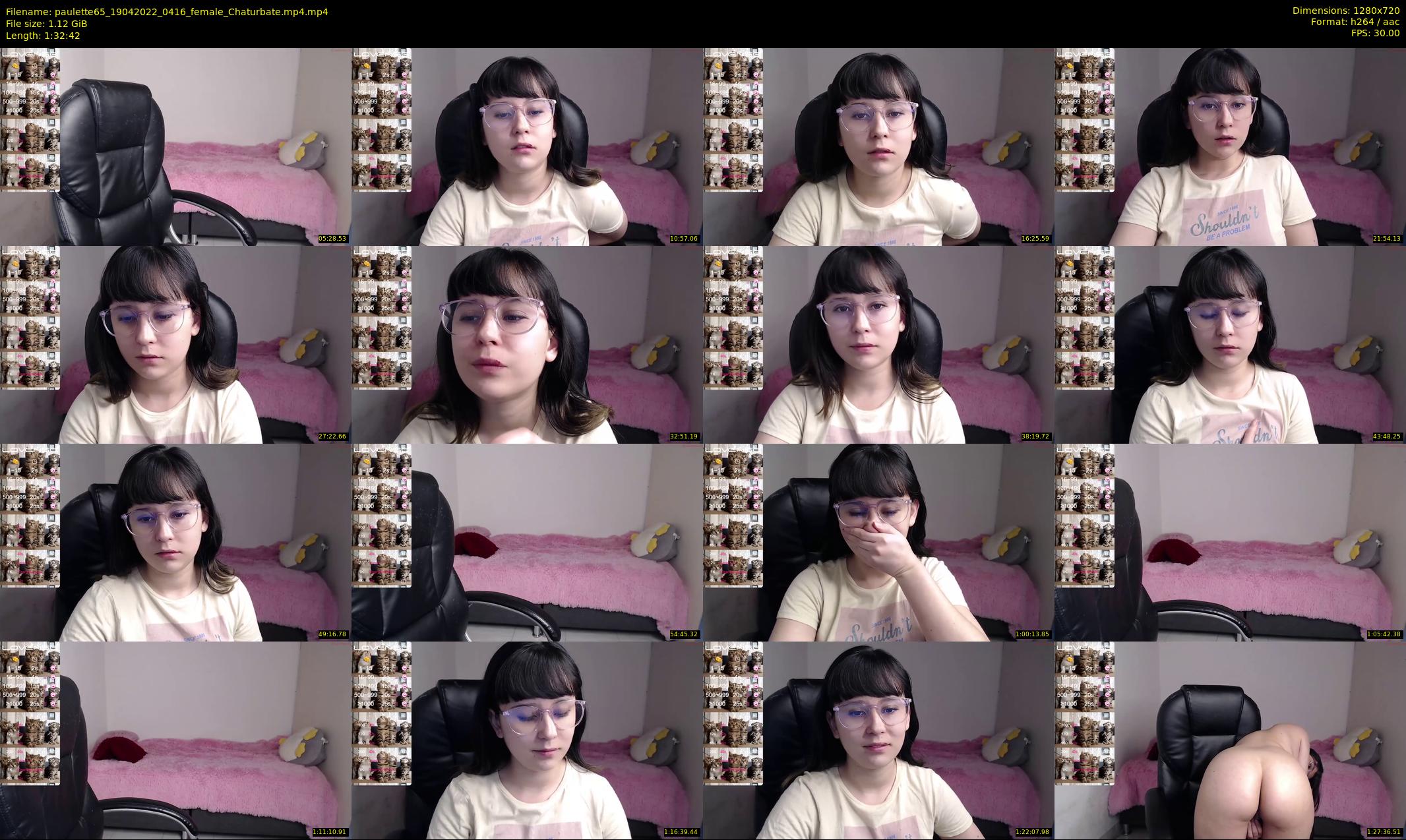 paulette65 — 93 minute Chaturbate female cam show recording, 720p, Apr 19, 2022