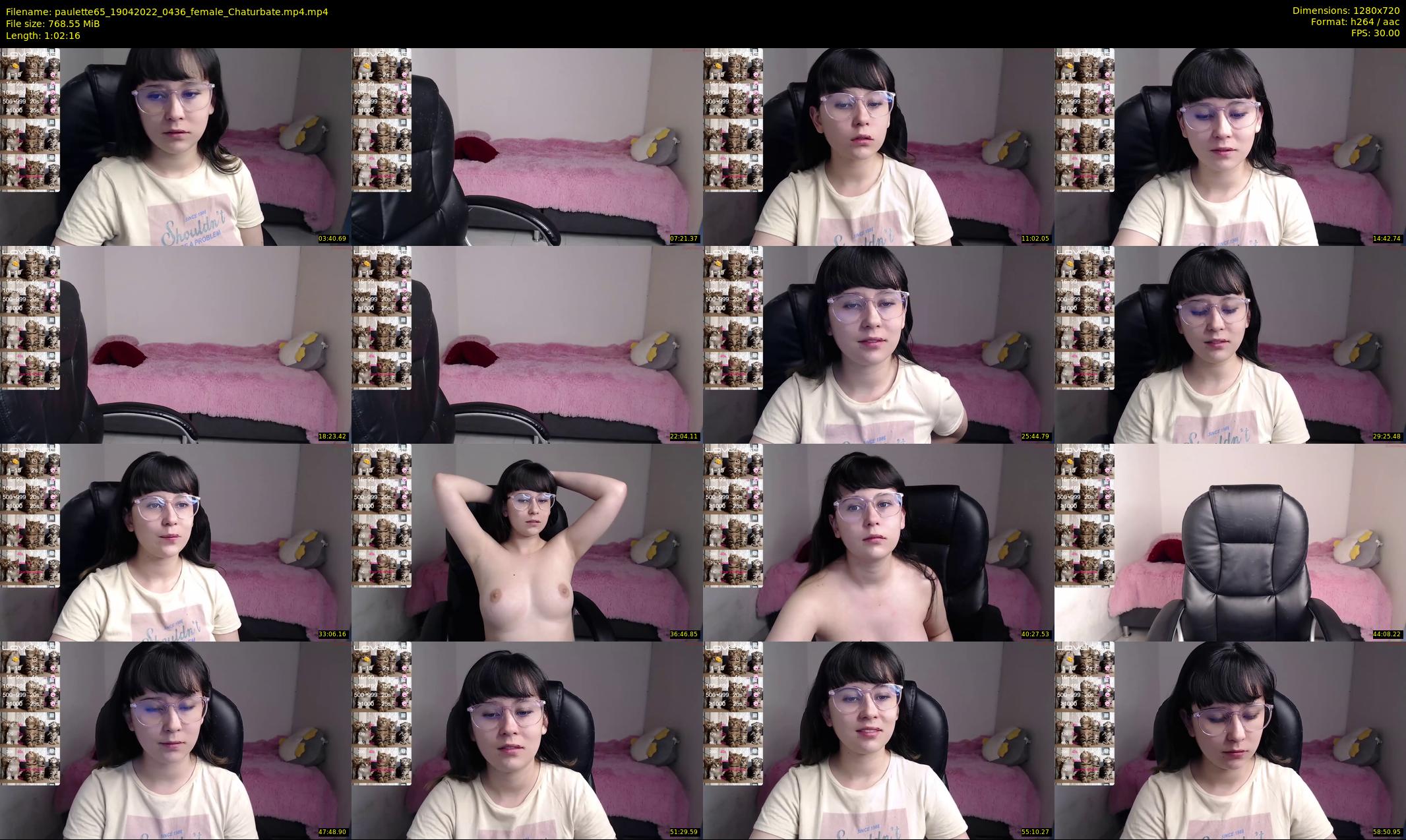 paulette65 — 63 minute Chaturbate female cam show recording, 720p, Apr 19, 2022