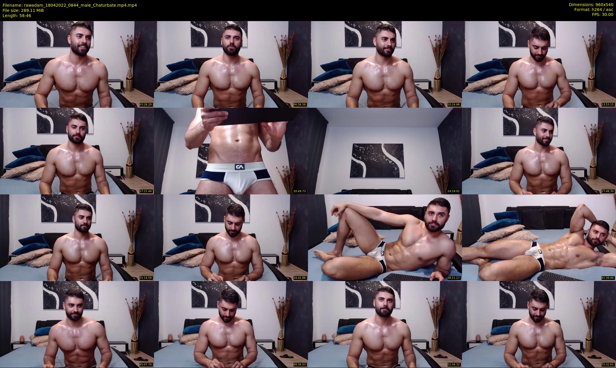 rawadam — 59 minute Chaturbate male cam show recording, 480p, Apr 18, 2022